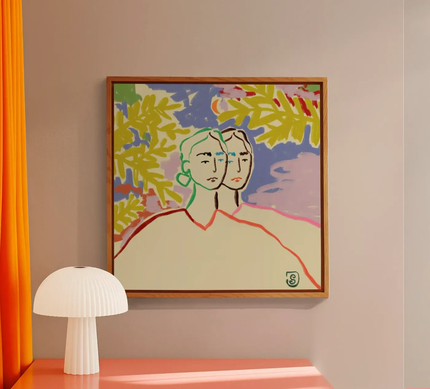 Gemini plexiglas de Sandra Poliakov