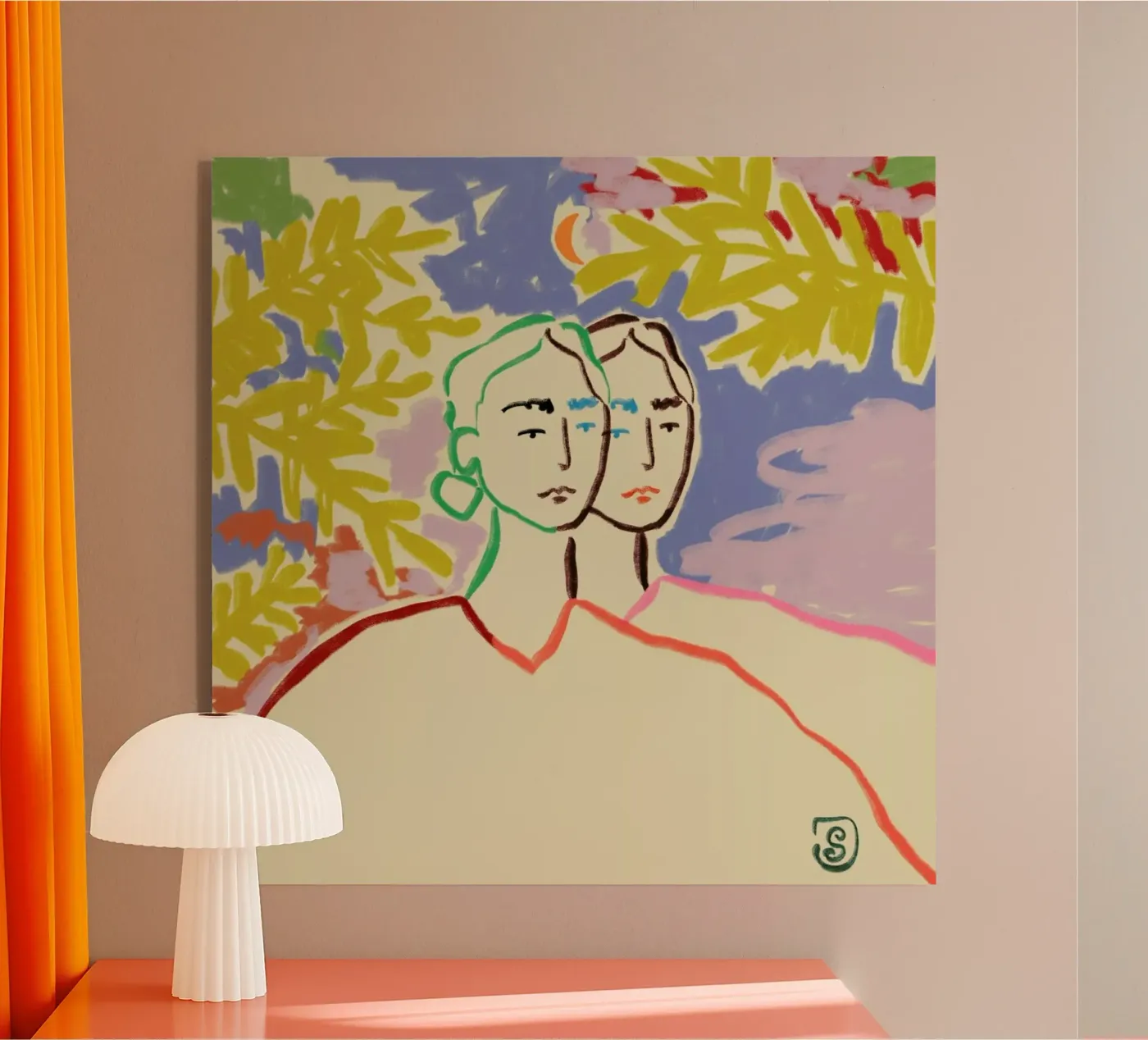 Gemini plexiglas de Sandra Poliakov