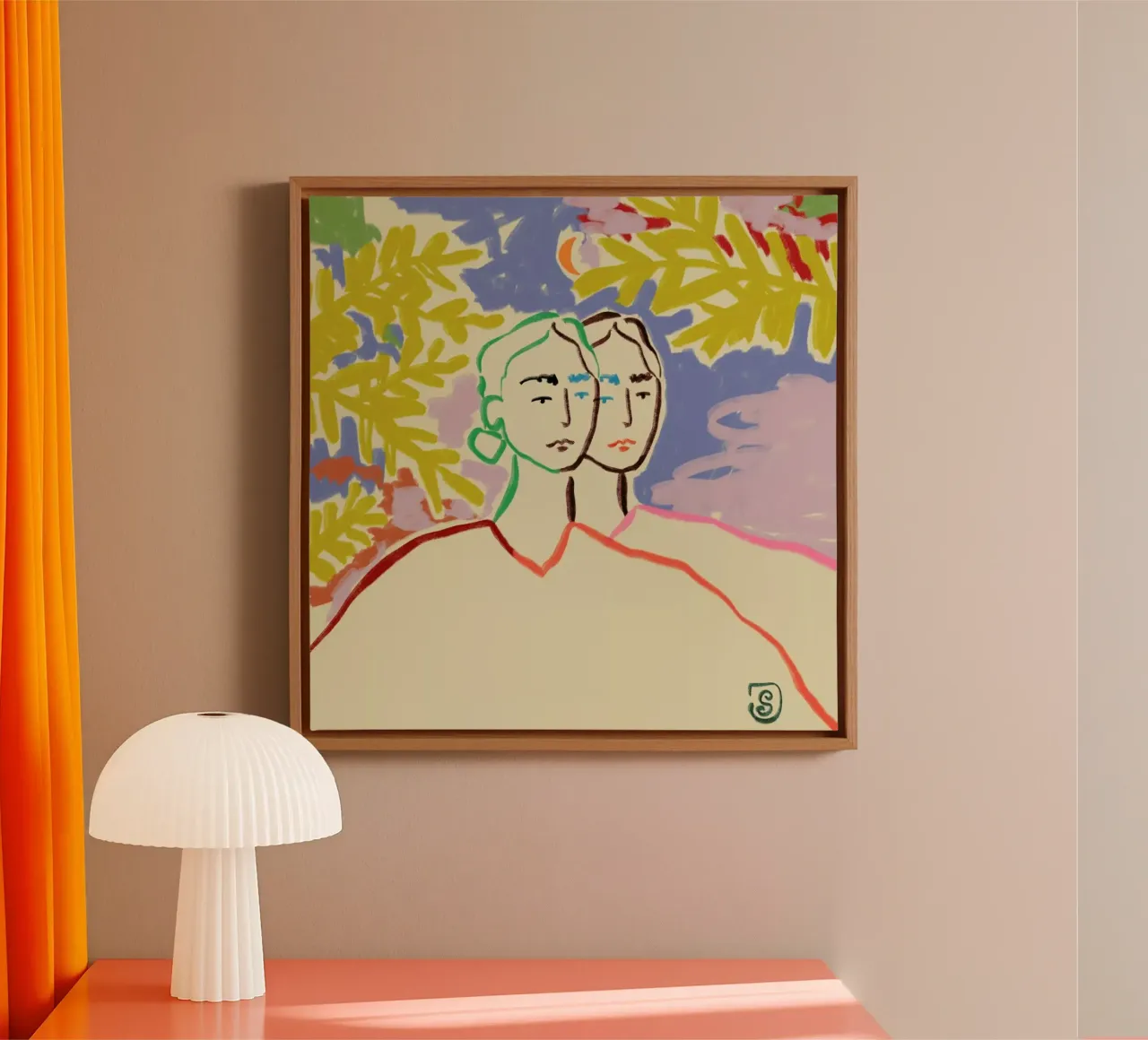 Gemini tela da Sandra Poliakov