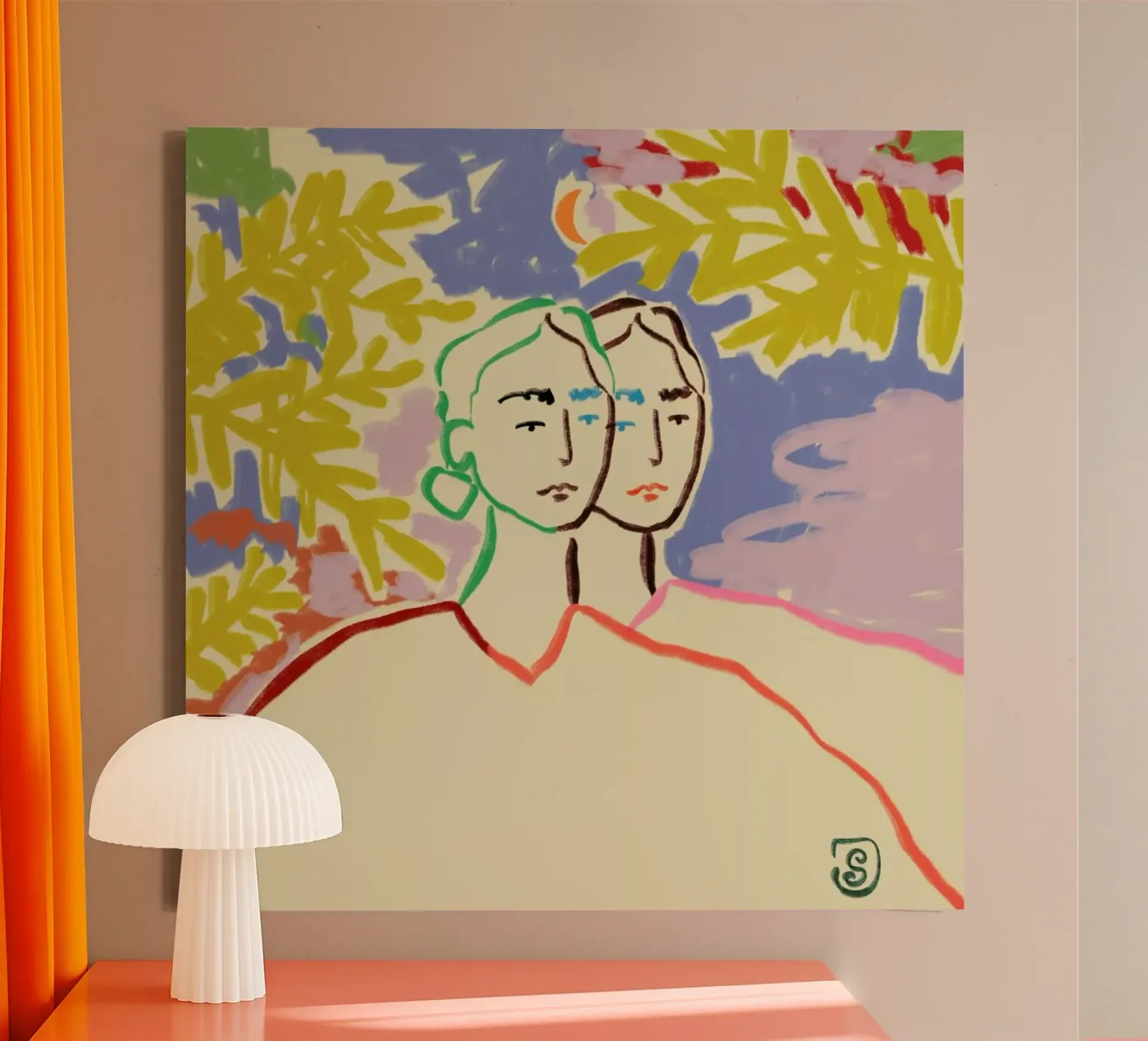 Gemini tela da Sandra Poliakov