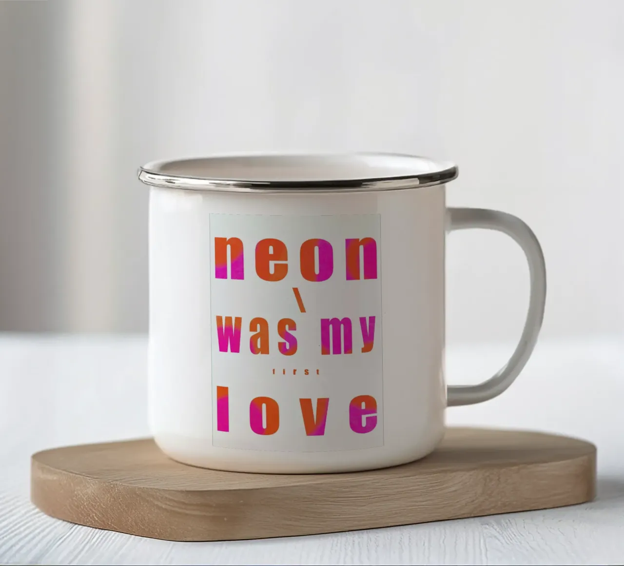 Riso no.9 tazza in smalto da Froilein Juno