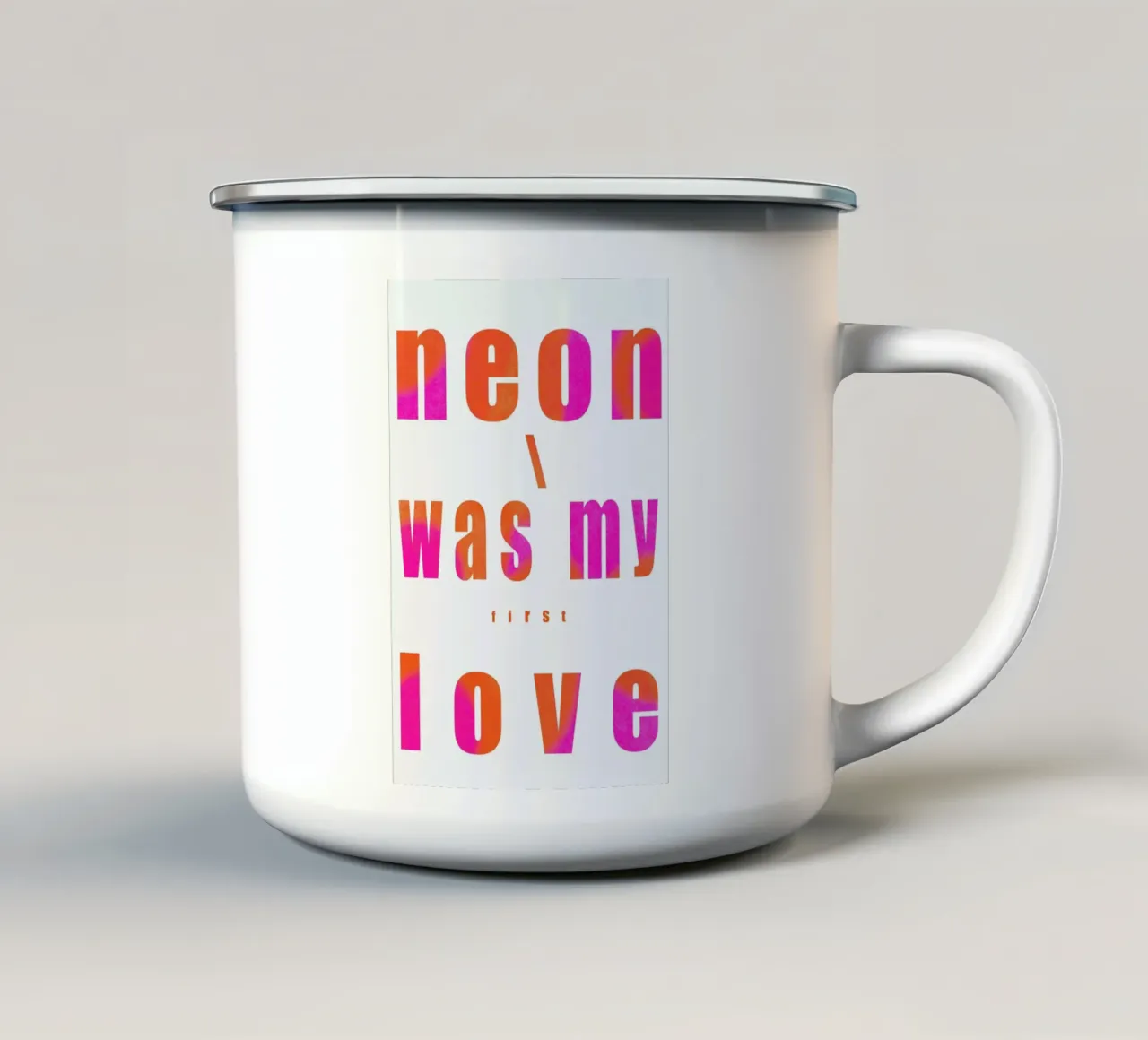 Riso no.9 tazza in smalto da Froilein Juno