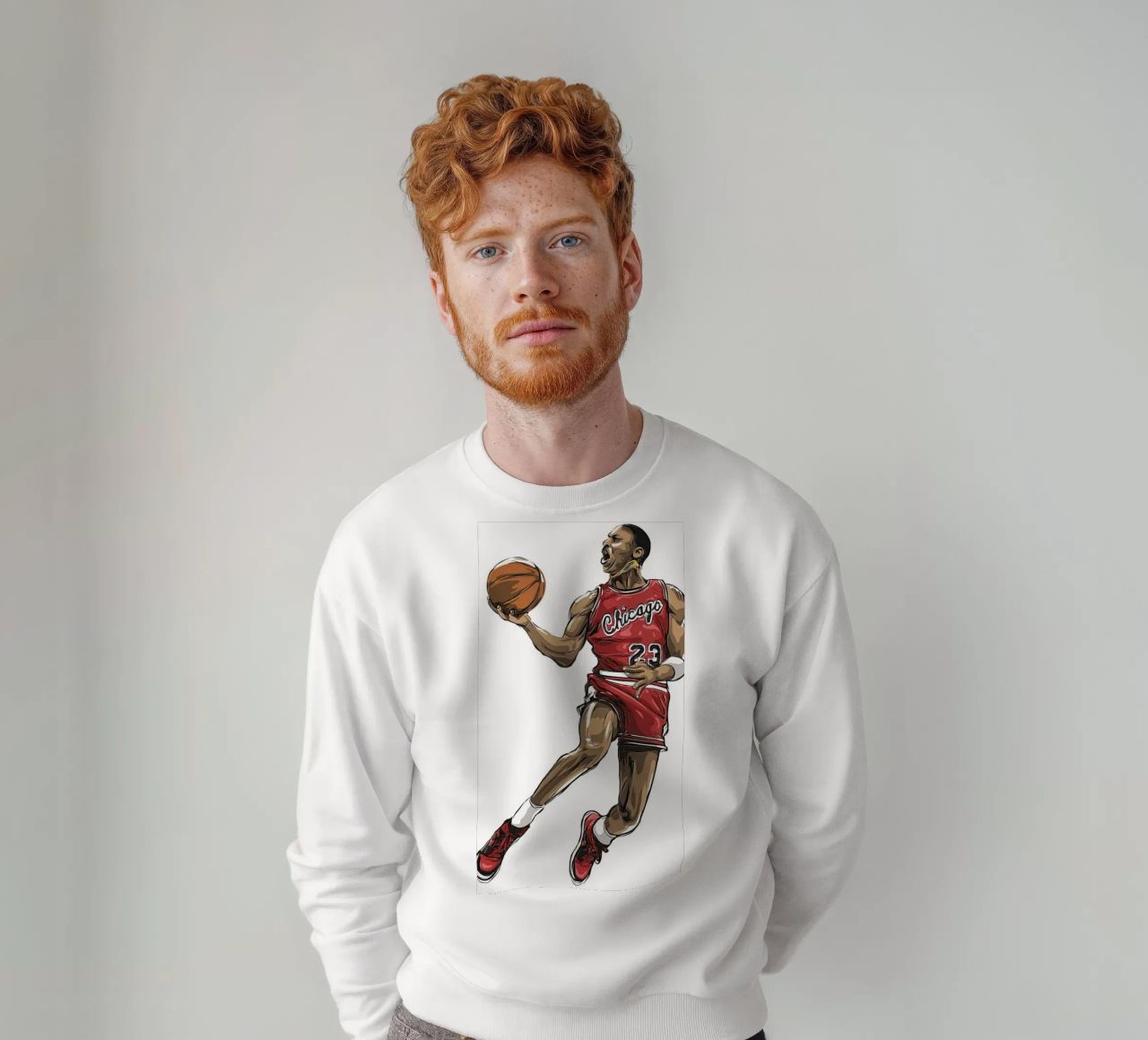 Salto di Michael Jordan felpa da maryde shop