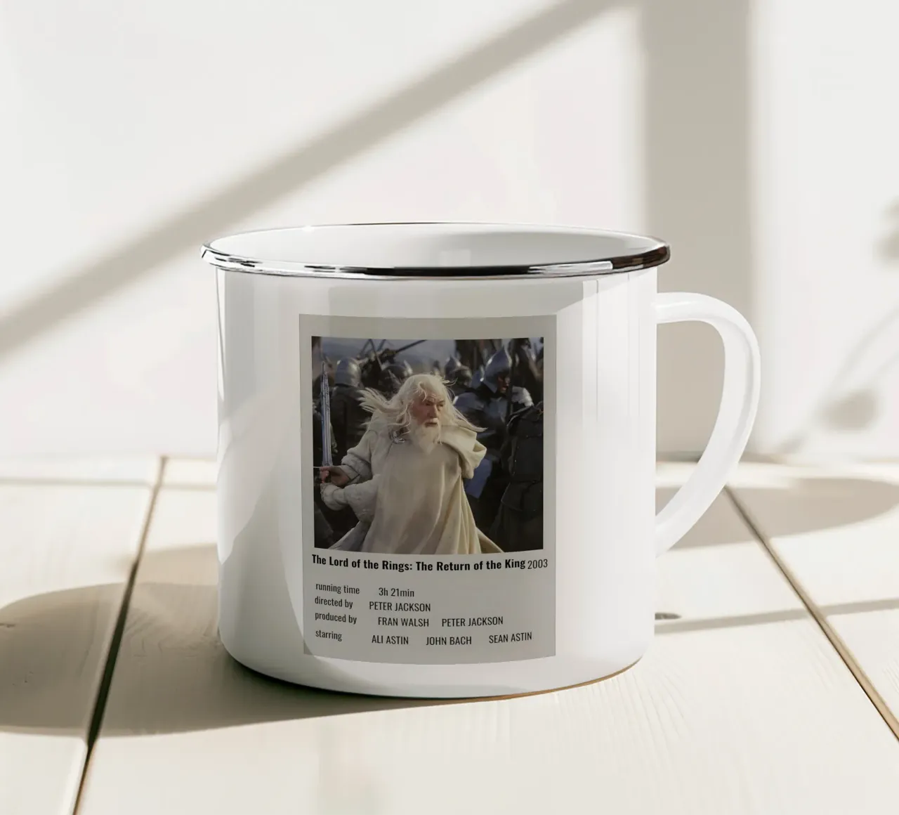 The Lord of the Rings The Return of the King 2003 emaille mok van MVFminimalist