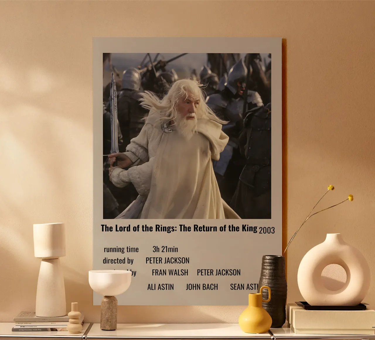 The Lord of the Rings The Return of the King 2003 alluminio dibond da MVFminimalist