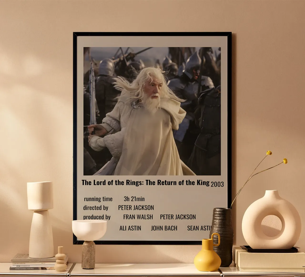 The Lord of the Rings The Return of the King 2003 carta hahnemühle da MVFminimalist