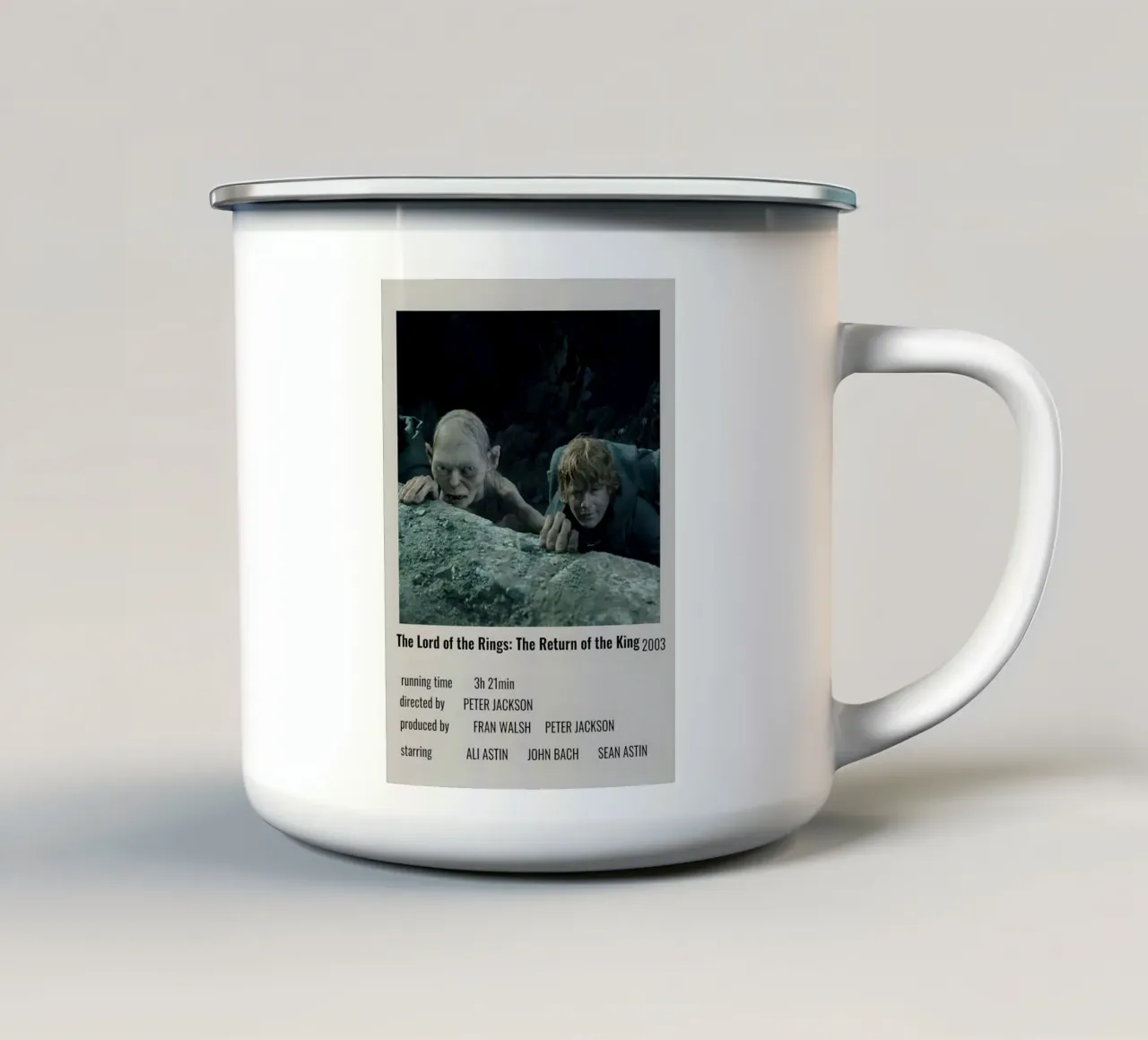 The Lord of the Rings The Return of the King 2003 tazza in smalto da MVFminimalist