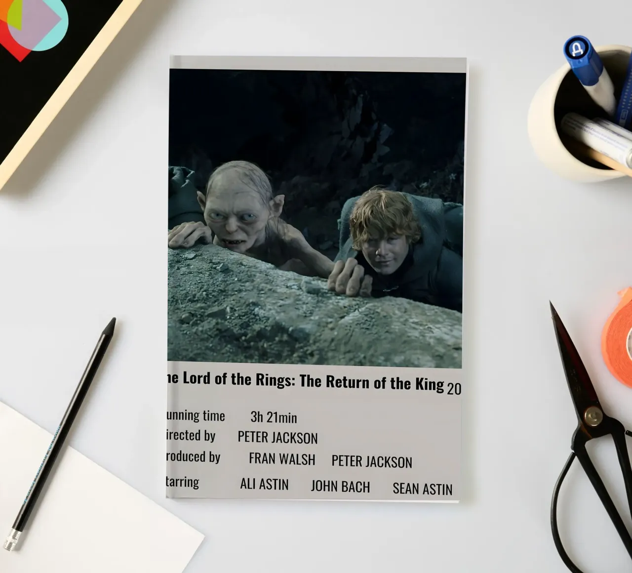 The Lord of the Rings The Return of the King 2003 diario da MVFminimalist