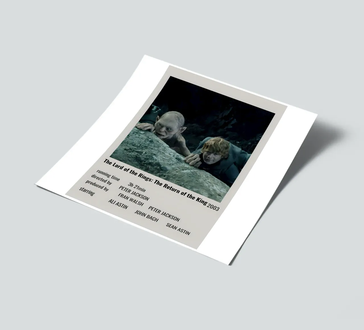 The Lord of the Rings The Return of the King 2003 sticker sheet by MVFminimalist