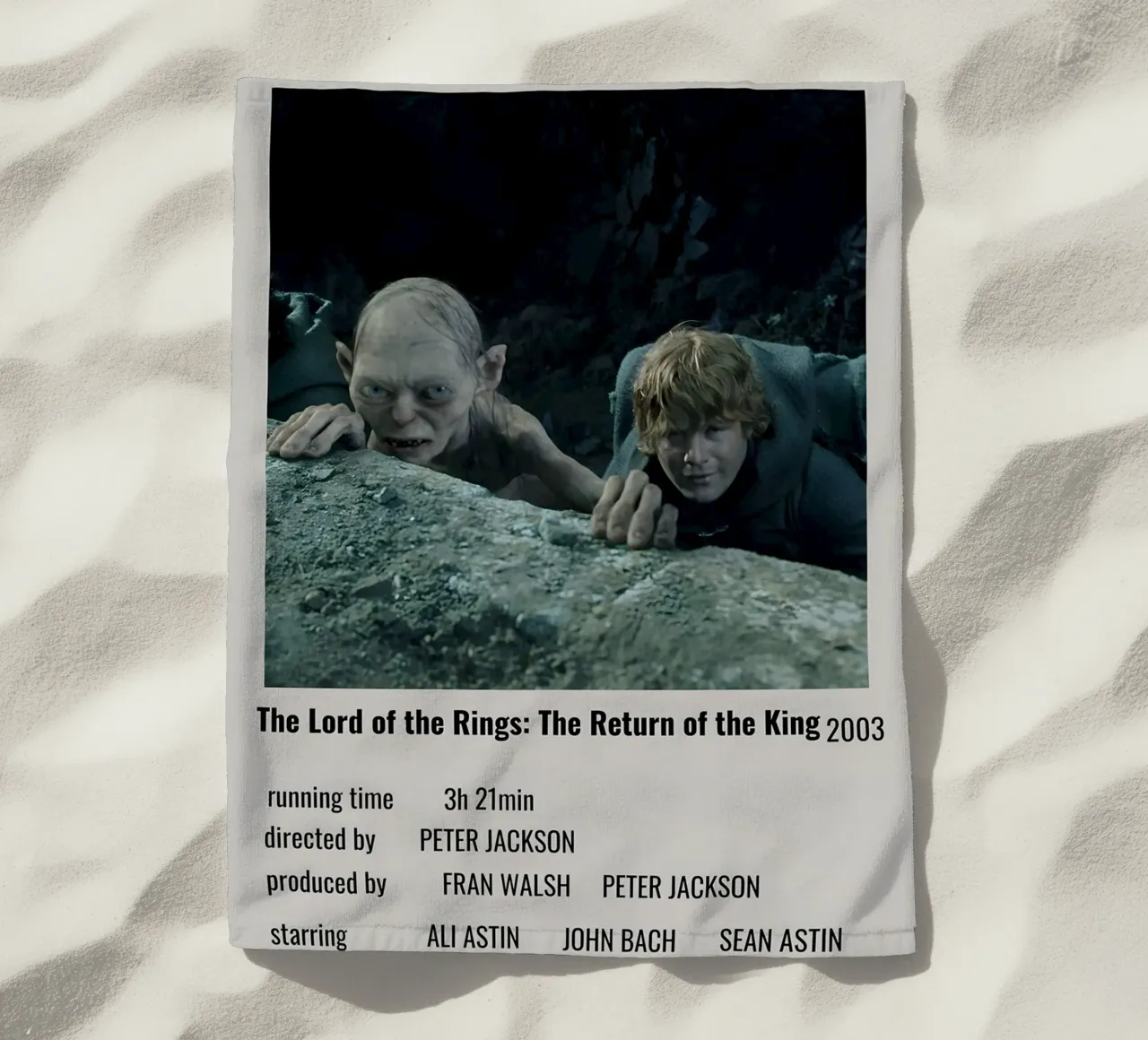 The Lord of the Rings The Return of the King 2003 telo mare da MVFminimalist