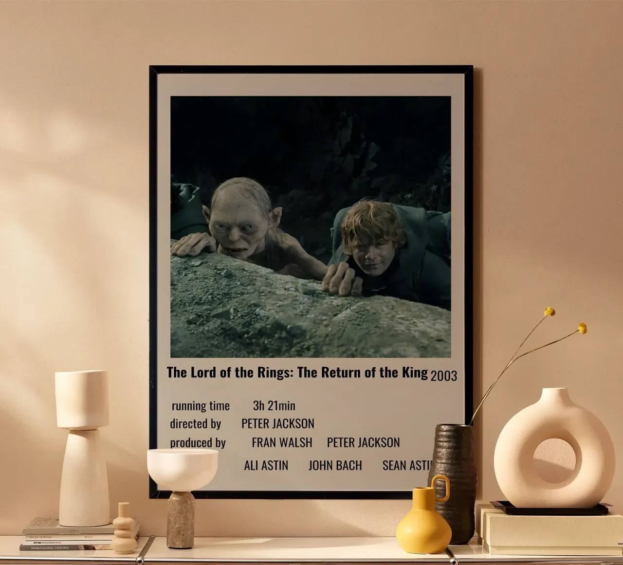 The Lord of the Rings The Return of the King 2003 carta hahnemühle da MVFminimalist