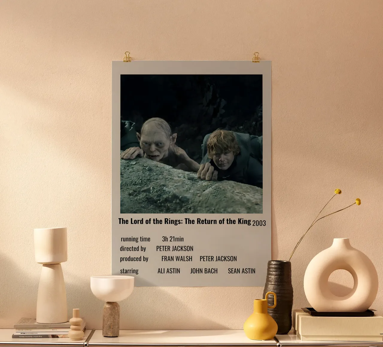 The Lord of the Rings The Return of the King 2003 carta hahnemühle da MVFminimalist