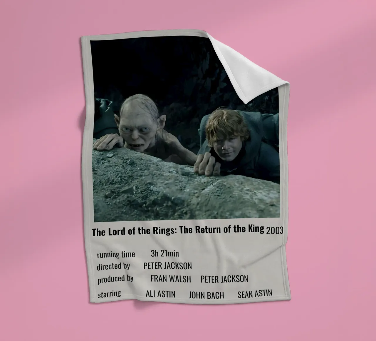 The Lord of the Rings The Return of the King 2003 coperta in pile da MVFminimalist
