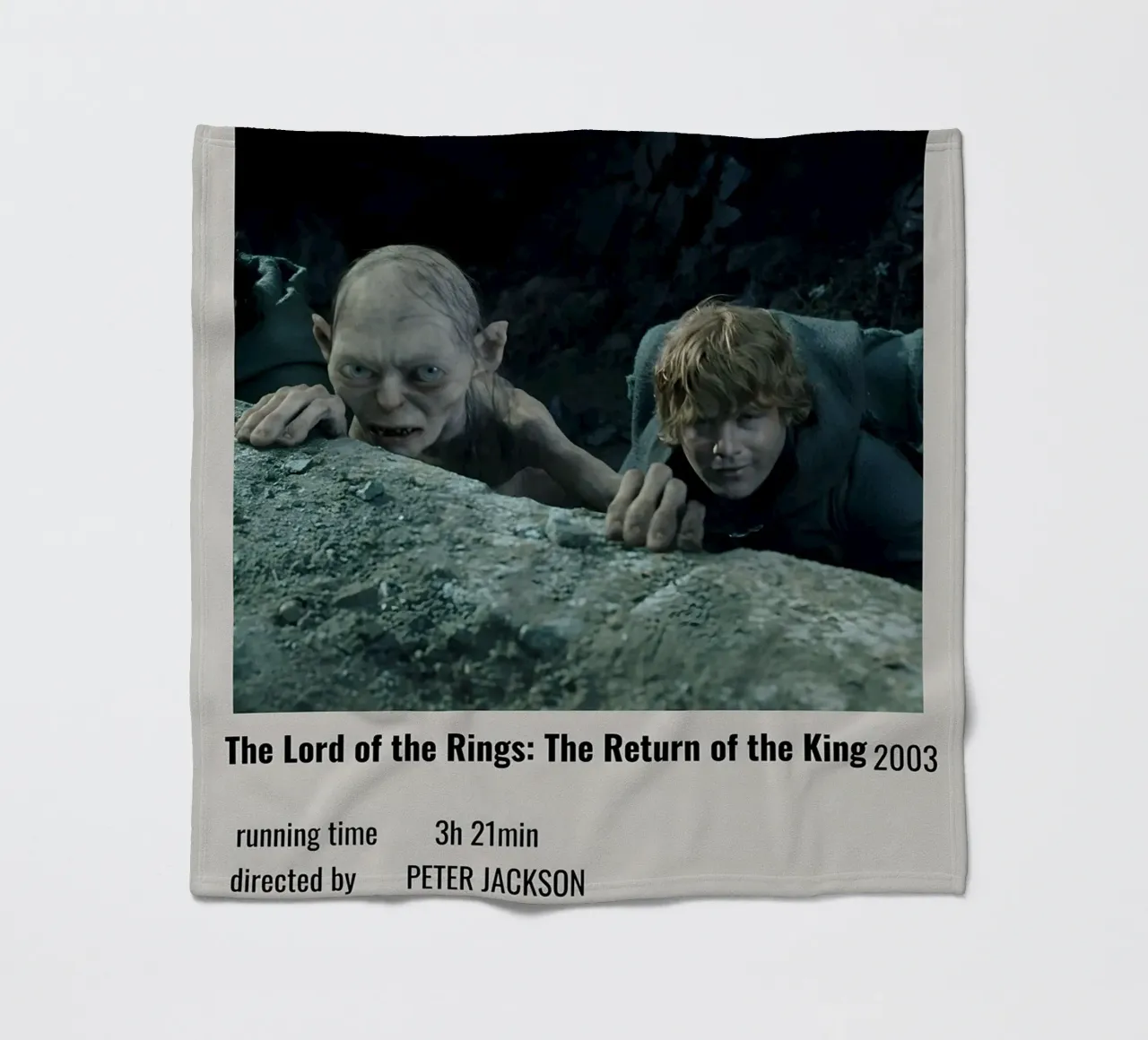 The Lord of the Rings The Return of the King 2003 coperta in pile da MVFminimalist