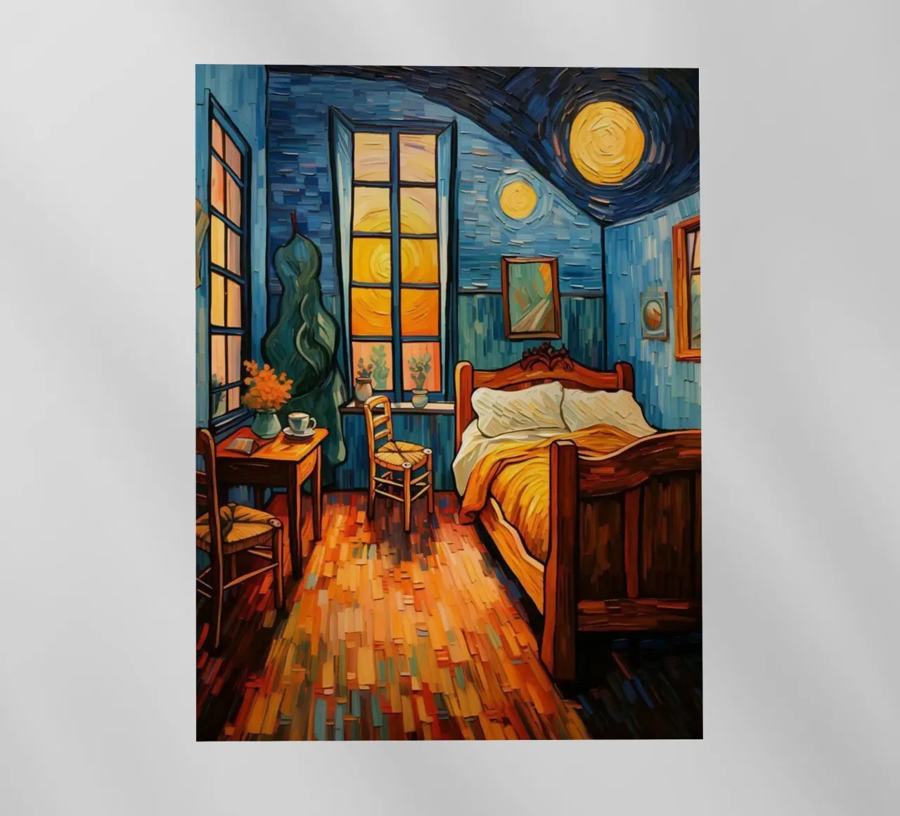 camera da letto ordinata pellicola backlit da Piper Shop Oke