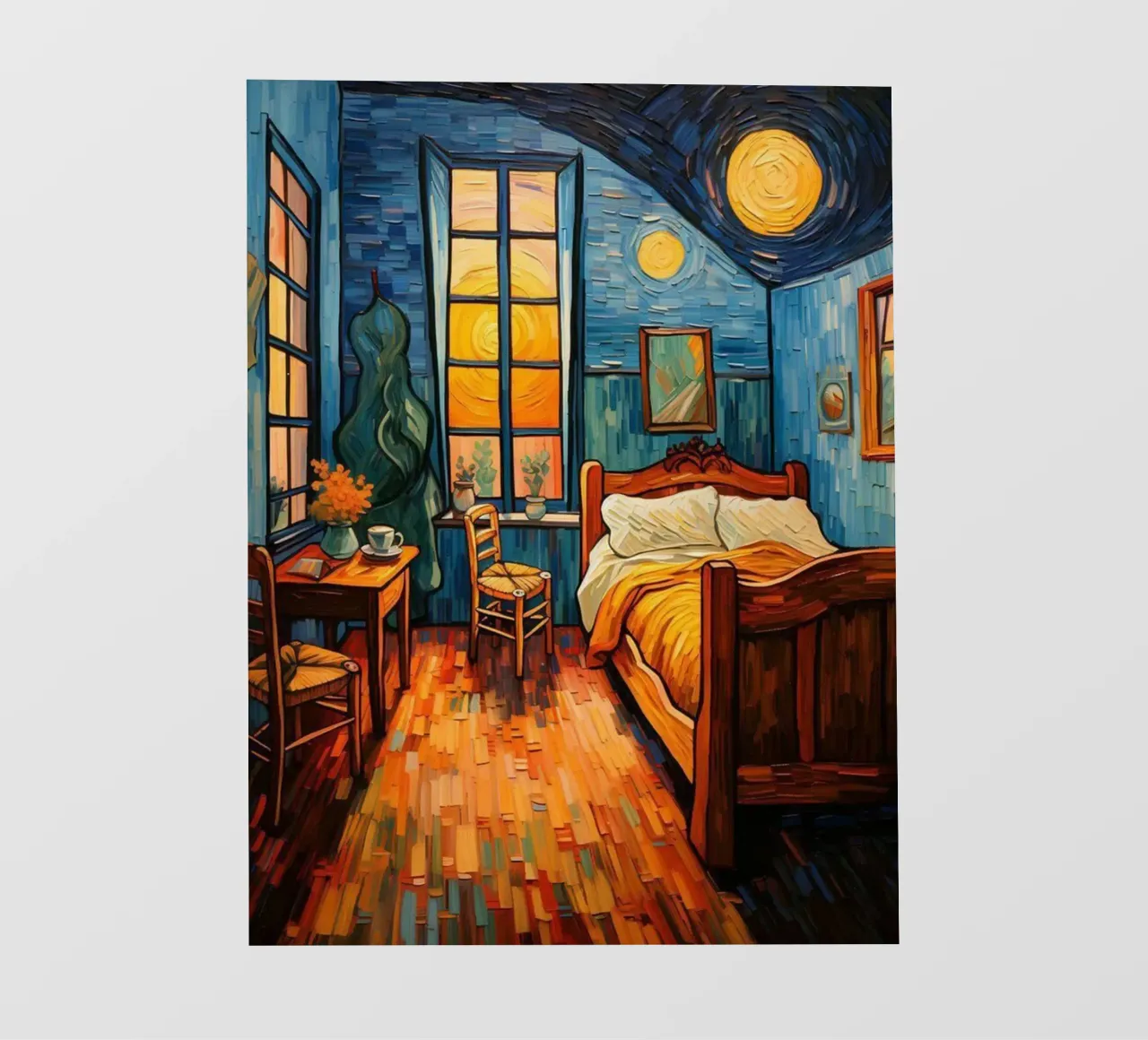 camera da letto ordinata telo in pvc da Piper Shop Oke