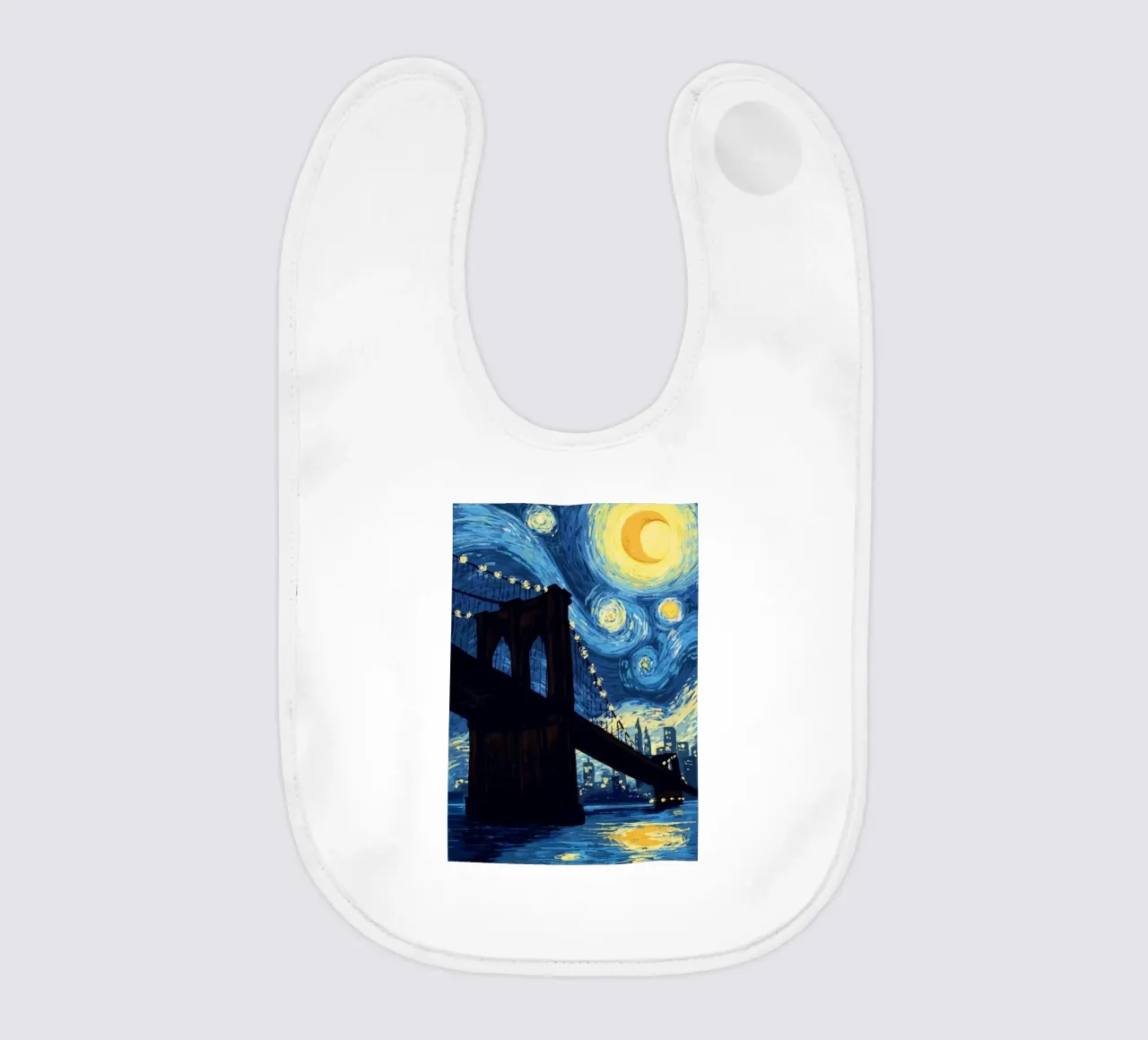 silhouette di un ponte di notte bavaglino da Piper Shop Oke