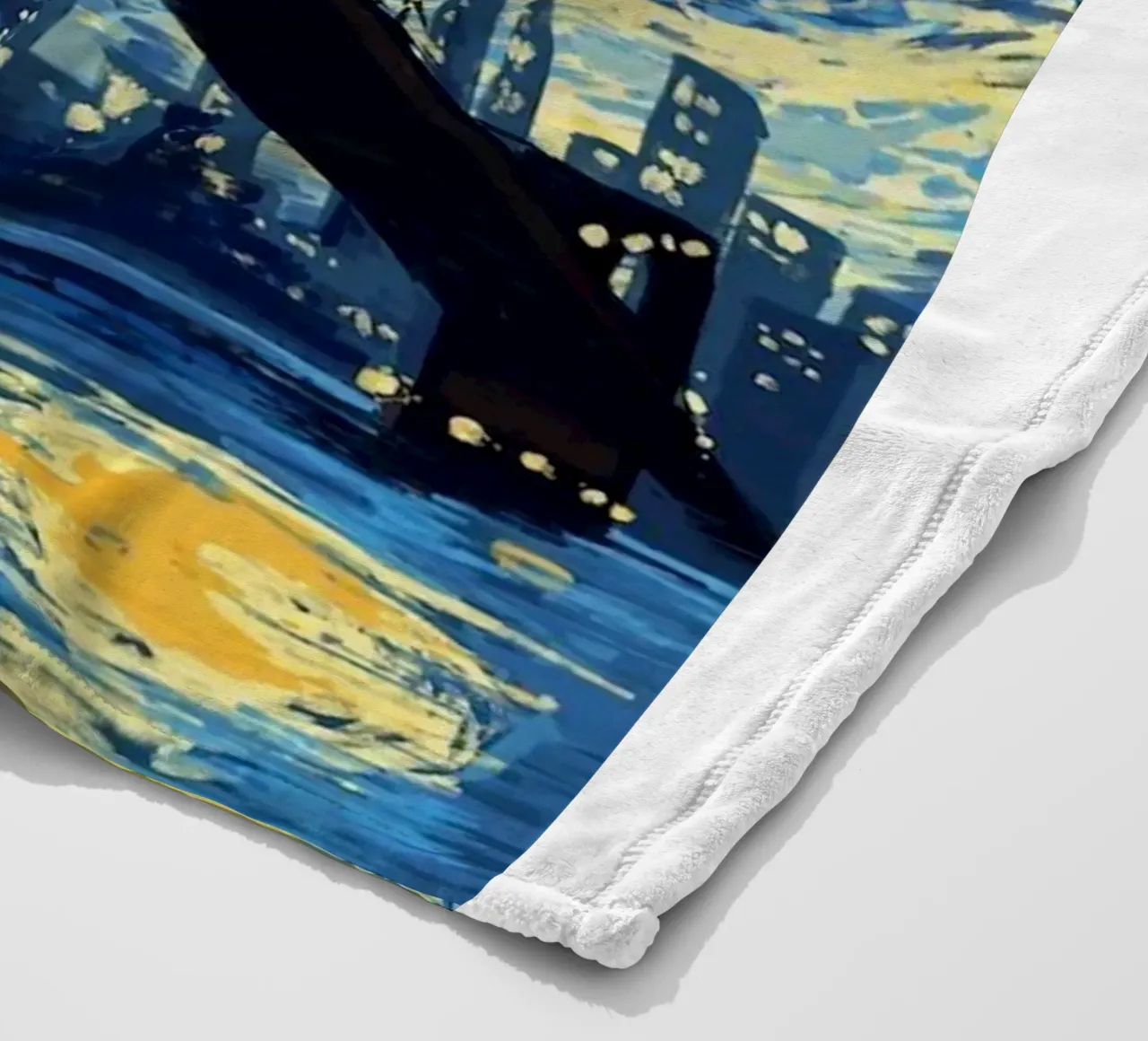 silhouette di un ponte di notte coperta in pile da Piper Shop Oke