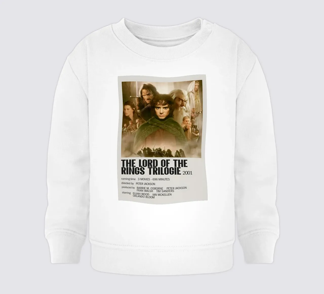THE LORD OF THE RINGS TRILOGIE 2001 baby sweatshirt by MVFminimalist