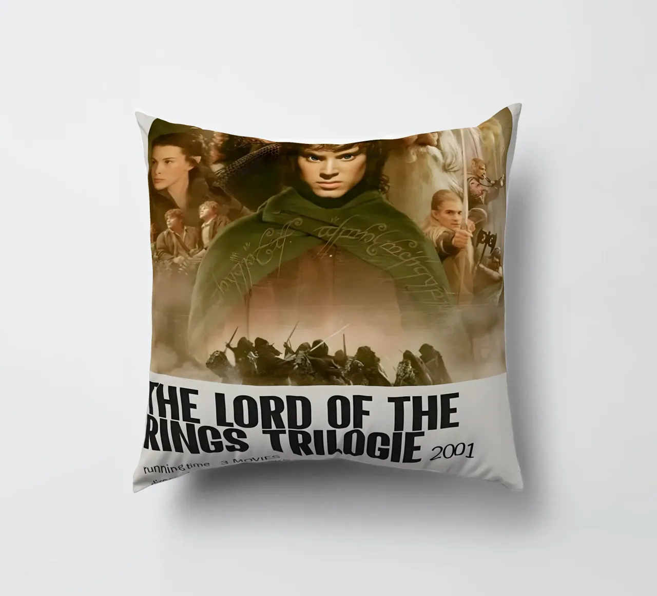 THE LORD OF THE RINGS TRILOGIE 2001 cuscino da MVFminimalist