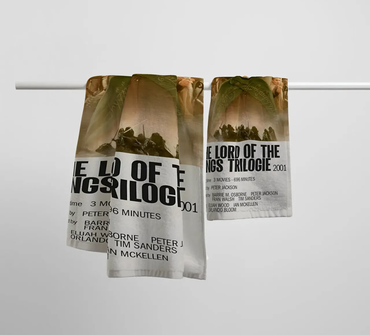 THE LORD OF THE RINGS TRILOGIE 2001 asciugamano da bagno da MVFminimalist