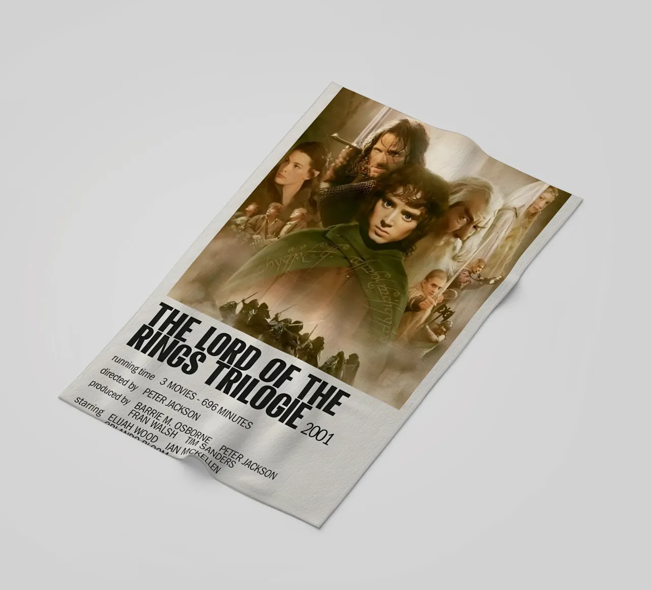 THE LORD OF THE RINGS TRILOGIE 2001 telo mare da MVFminimalist