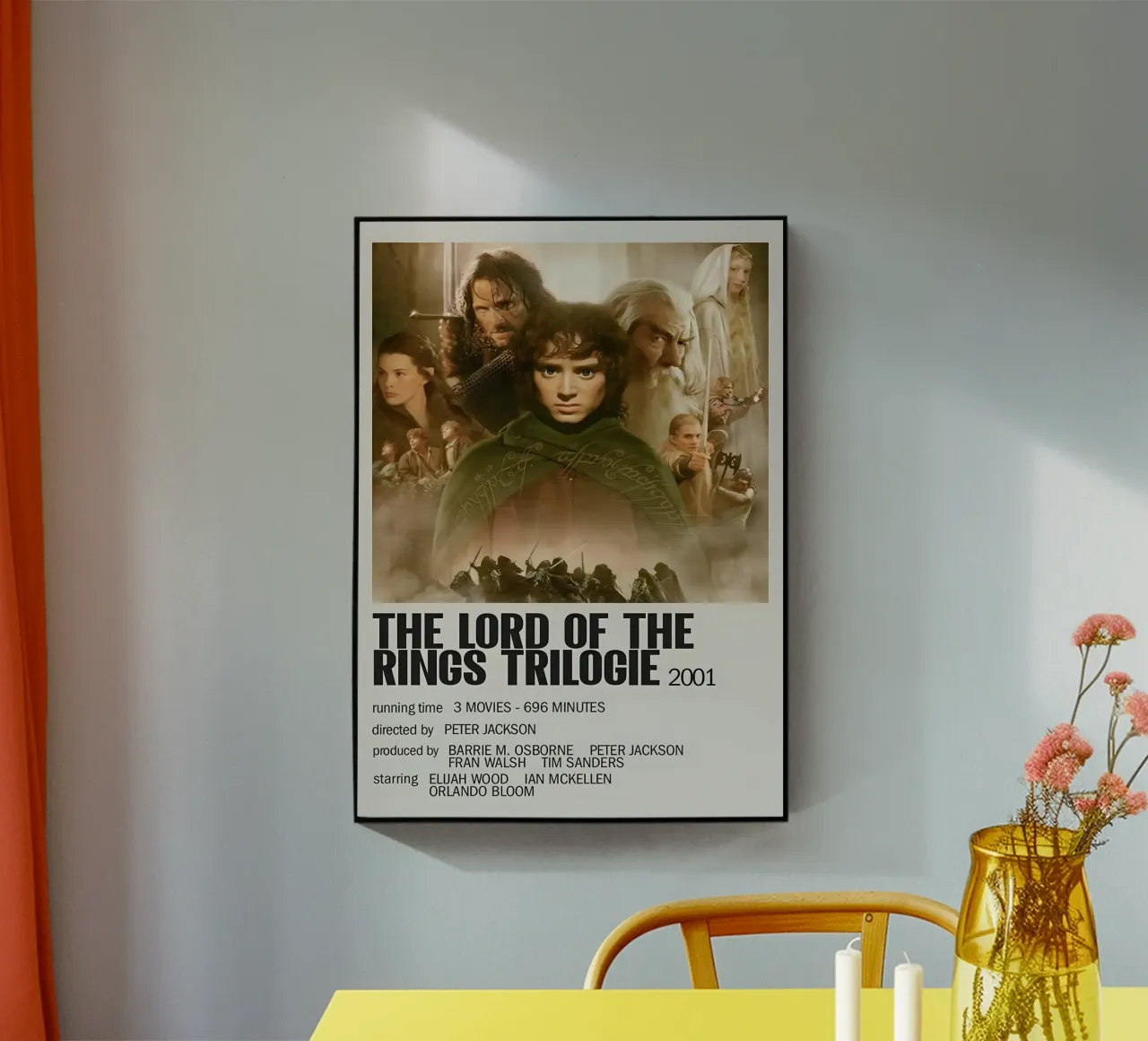 THE LORD OF THE RINGS TRILOGIE 2001 plexiglas de MVFminimalist