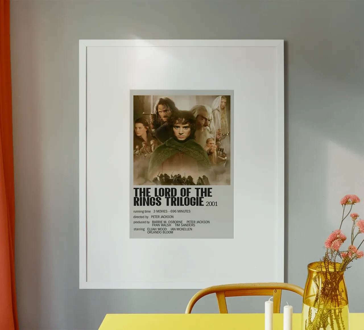 THE LORD OF THE RINGS TRILOGIE 2001 hahnemühle by MVFminimalist