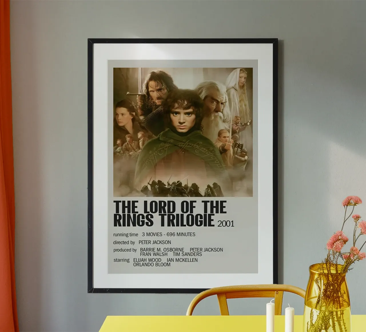 THE LORD OF THE RINGS TRILOGIE 2001 hahnemühle by MVFminimalist