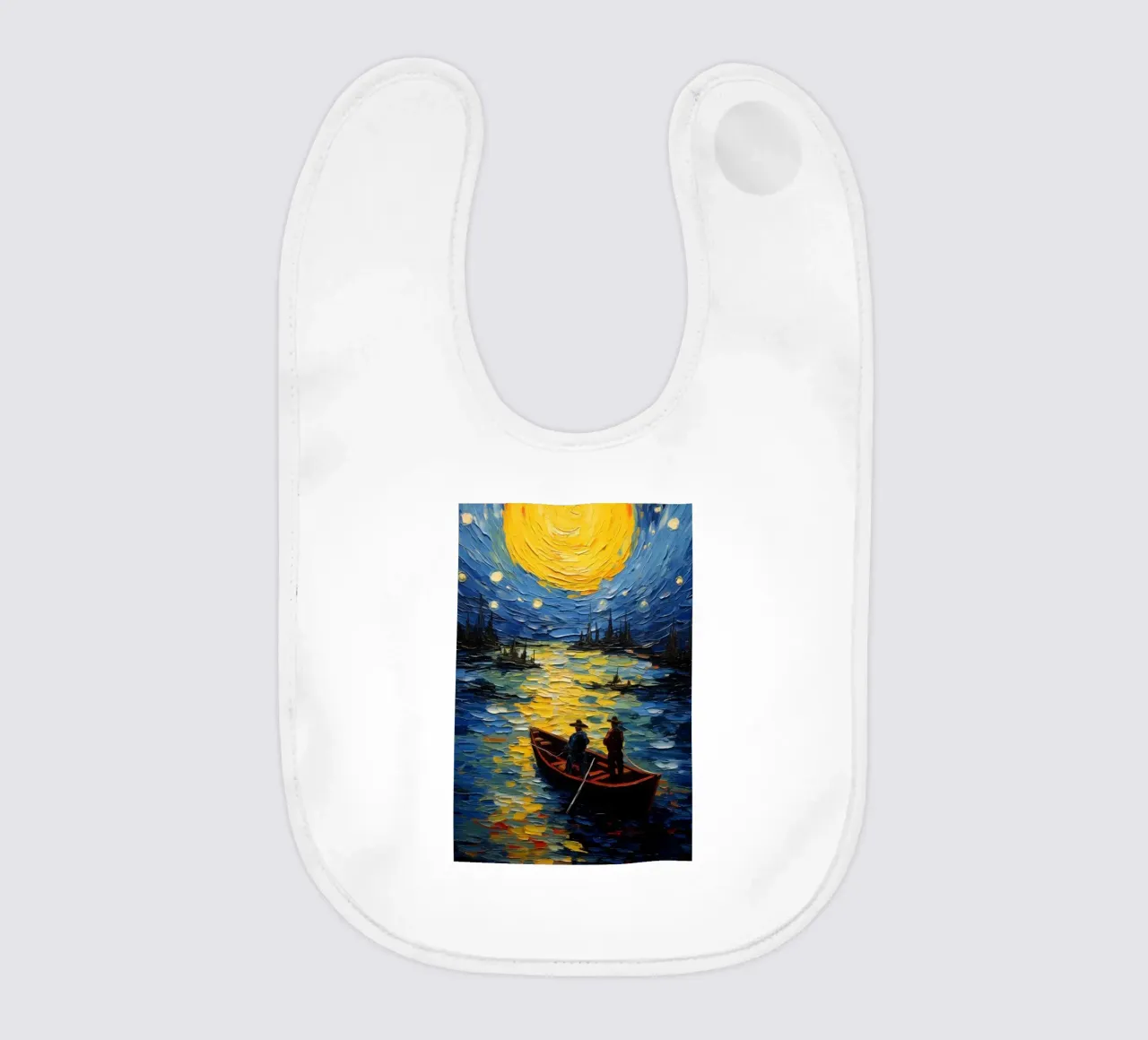 pescatori che pescano di notte bavaglino da Piper Shop Oke