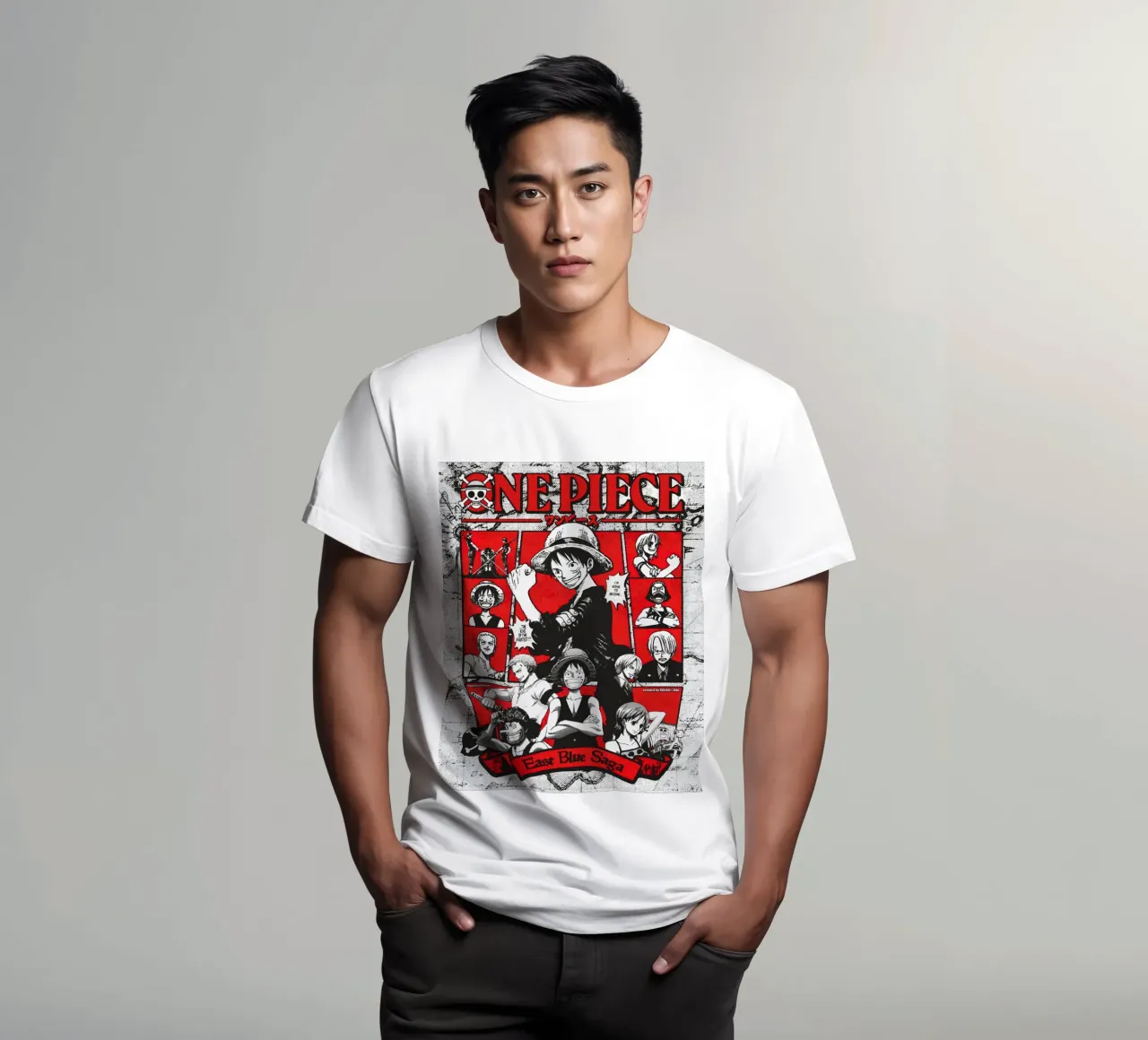 One Piece East Blue Saga t-shirt de harris shop