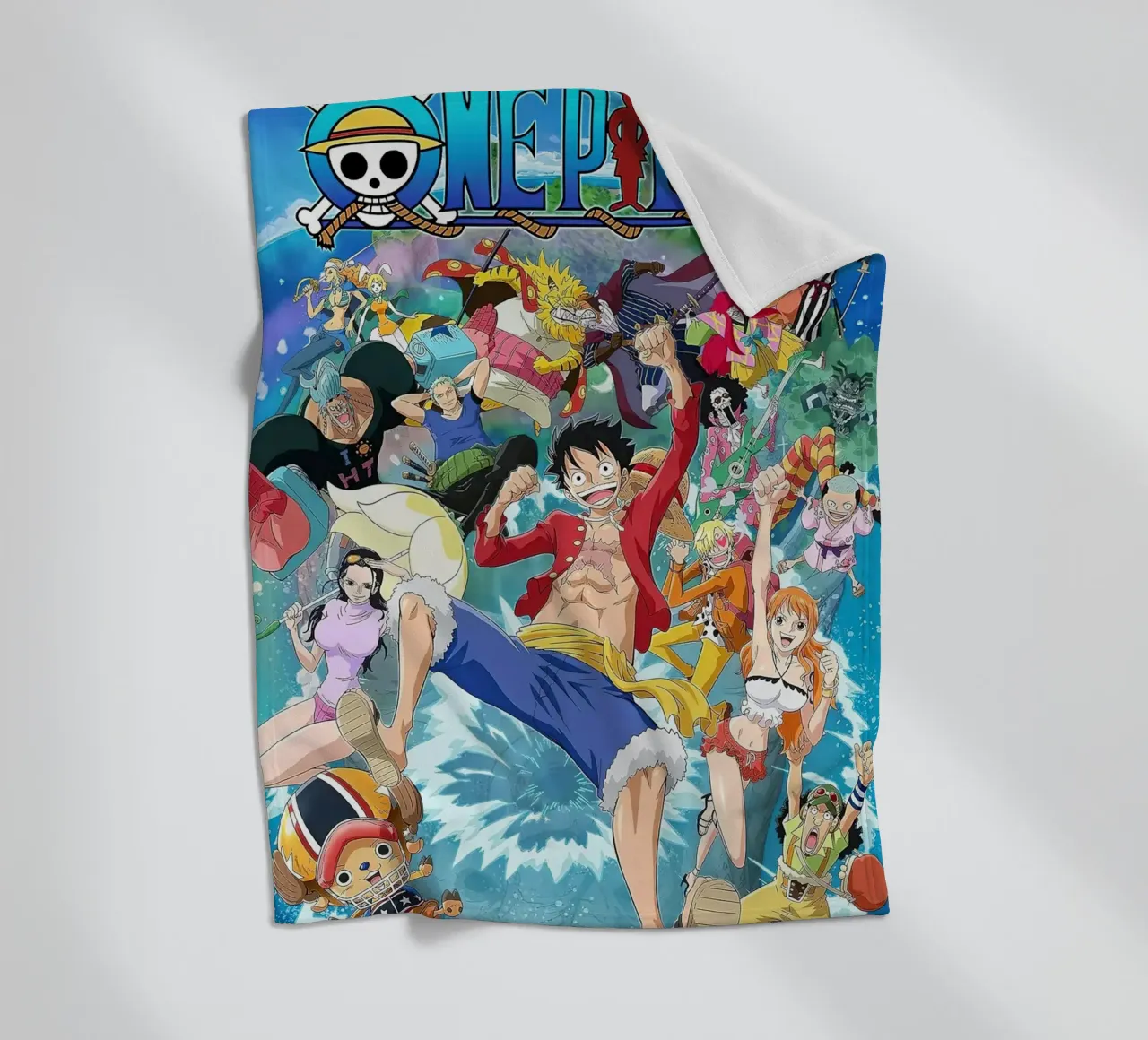 Un pezzo coperta in pile da harris shop