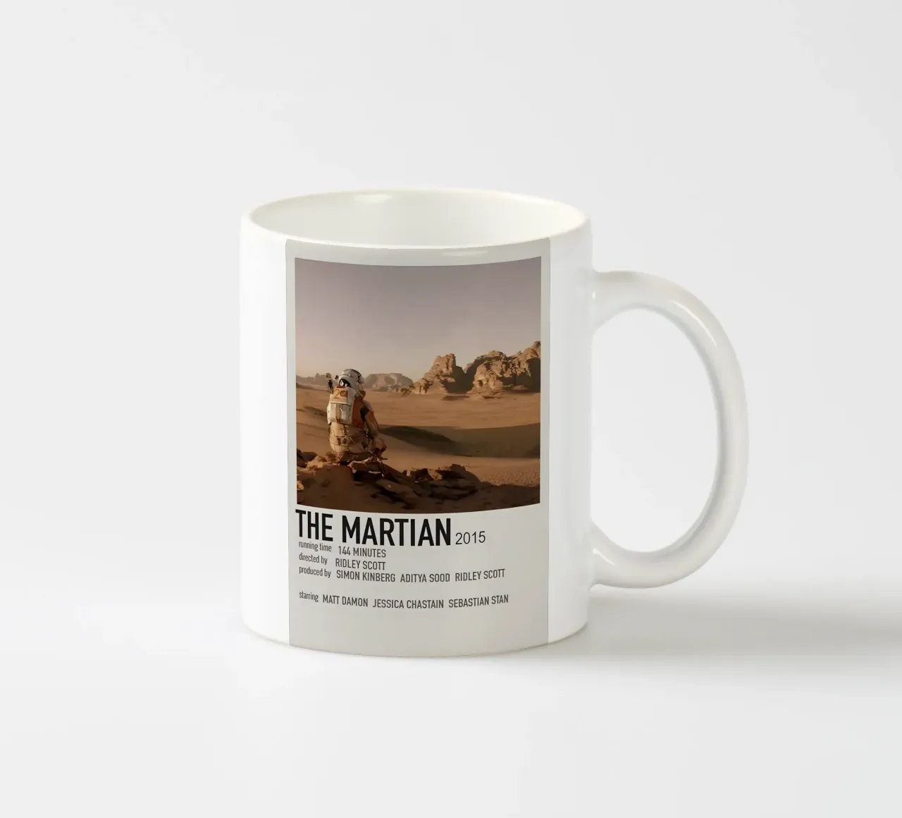 THE MARTIAN 2015 tazza in ceramica da MVFminimalist