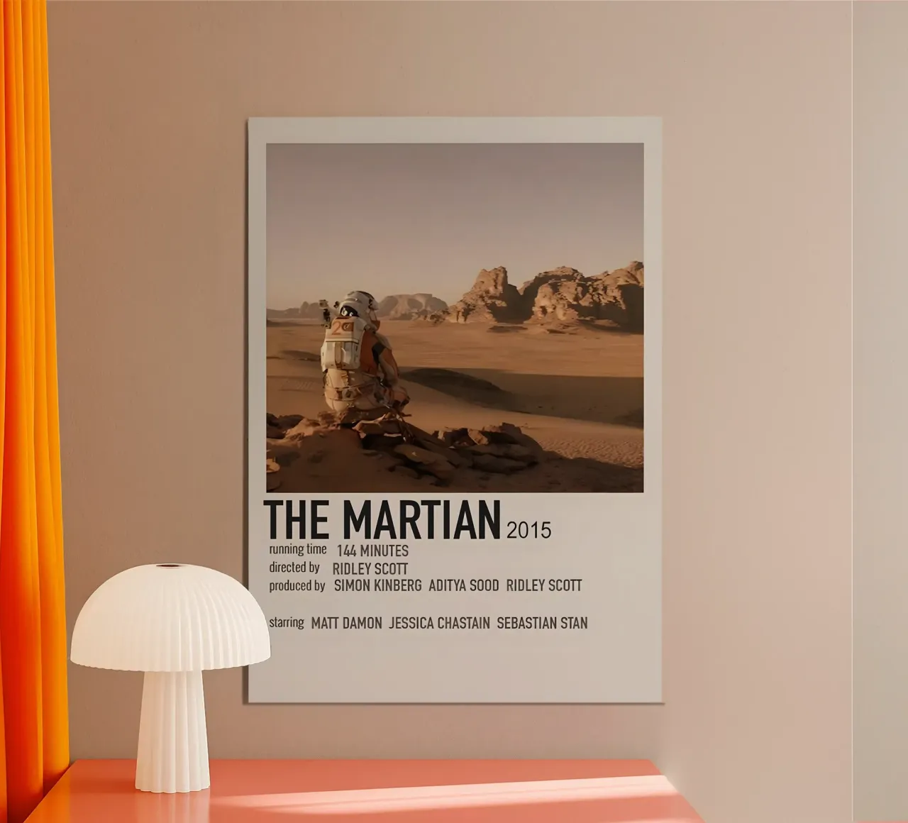 THE MARTIAN 2015 Hahnemühle von MVFminimalist