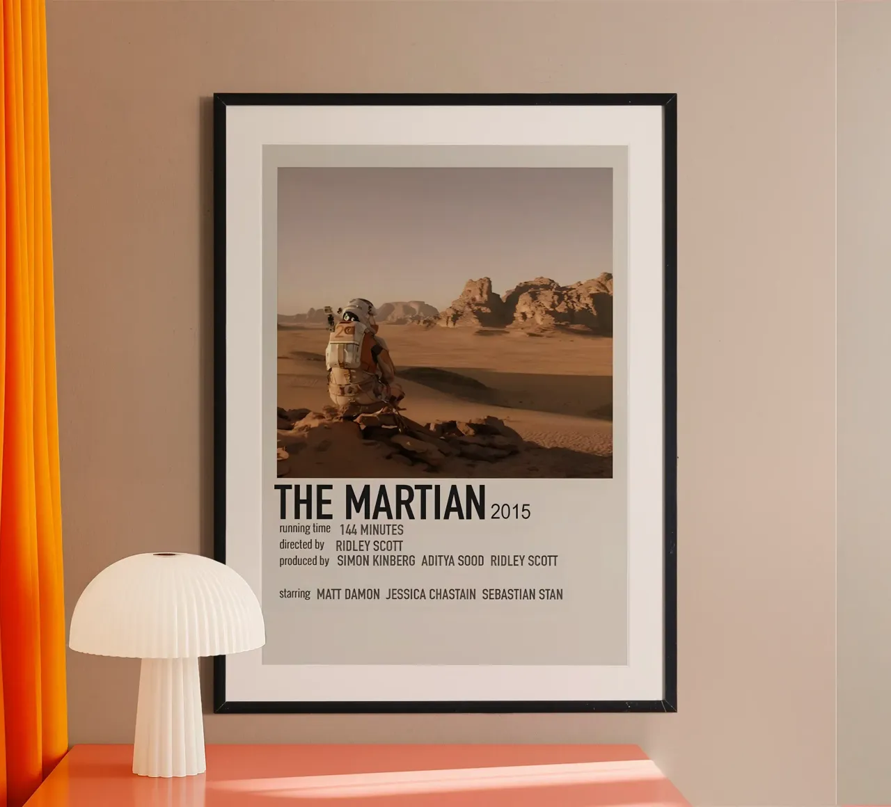 THE MARTIAN 2015 Hahnemühle von MVFminimalist