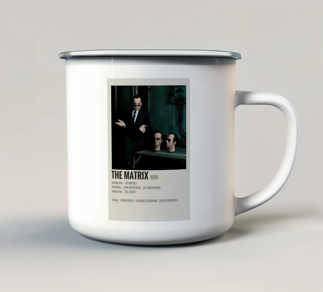 THE MATRIX 1999 tazza in smalto da MVFminimalist