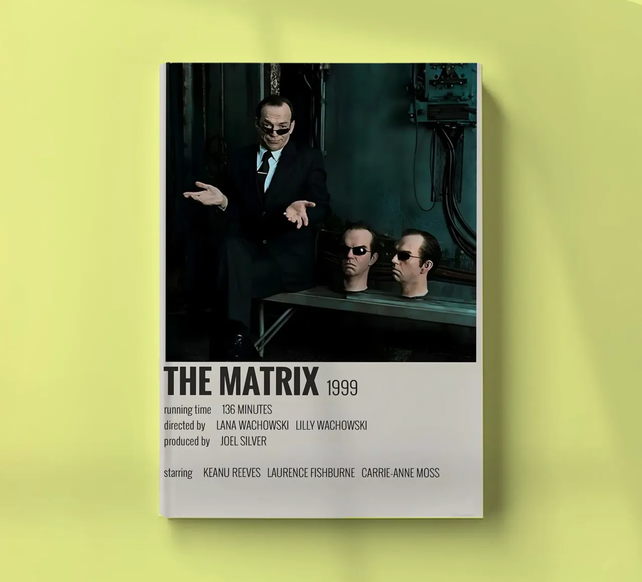 THE MATRIX 1999 notebook by MVFminimalist