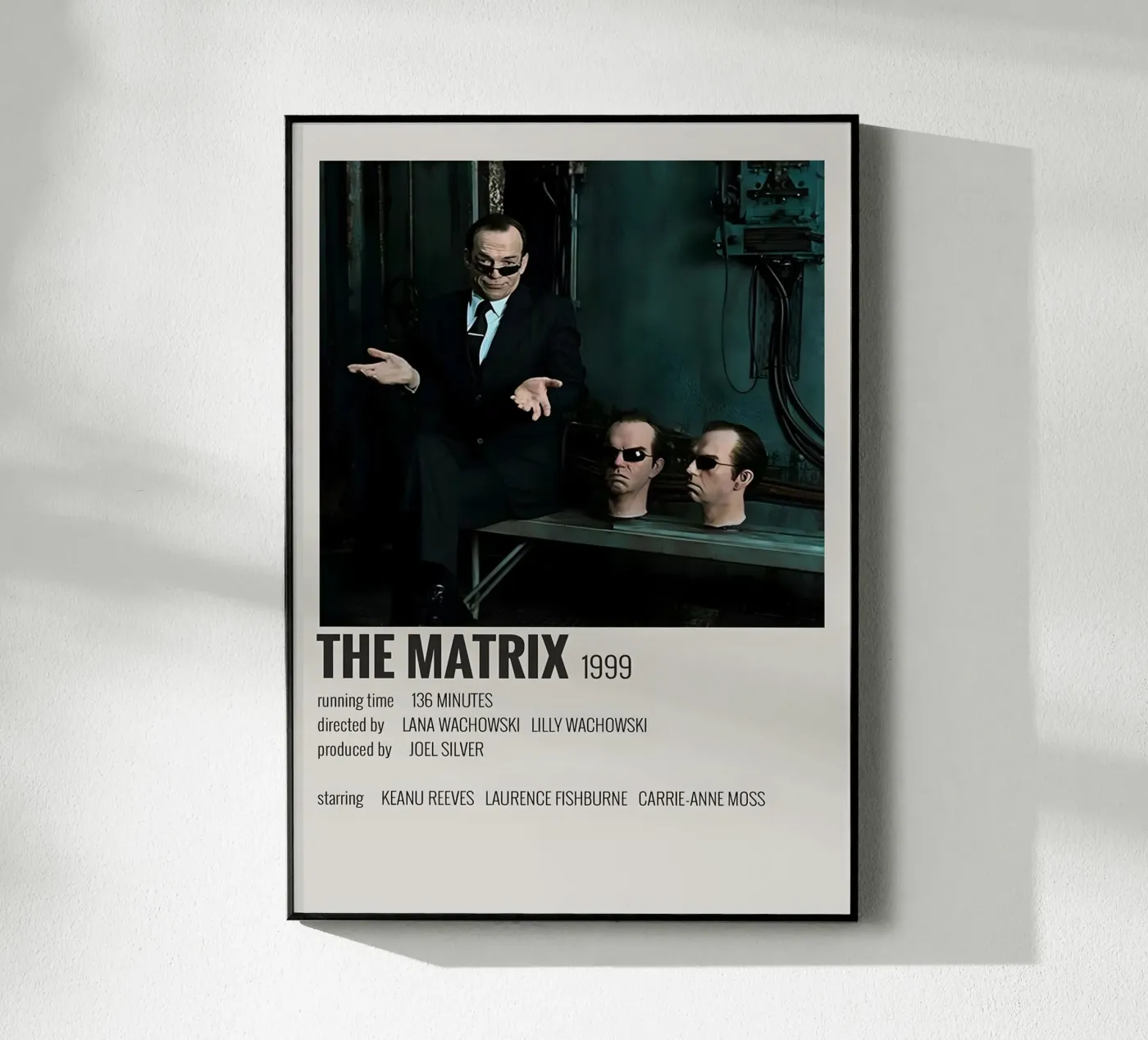 THE MATRIX 1999 plexiglass da MVFminimalist