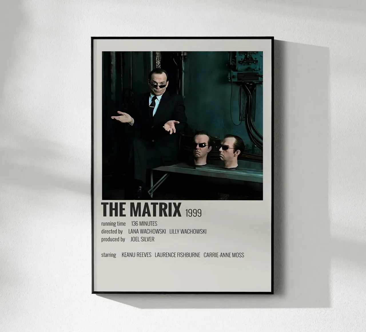 THE MATRIX 1999 plexiglass da MVFminimalist