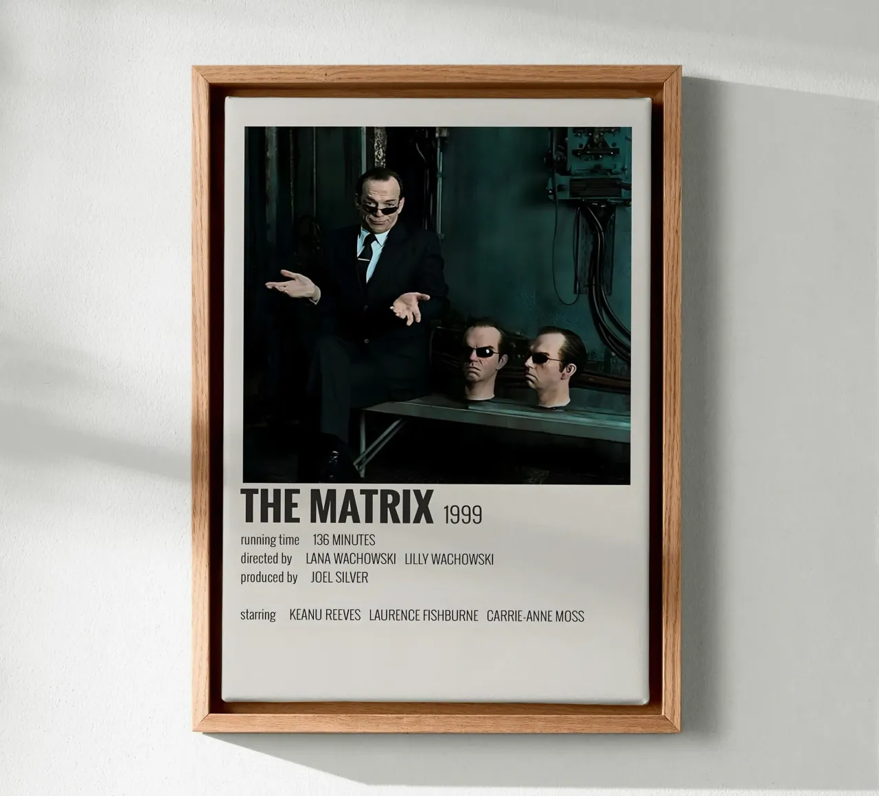 THE MATRIX 1999 tela con Cornice a cassetta da MVFminimalist