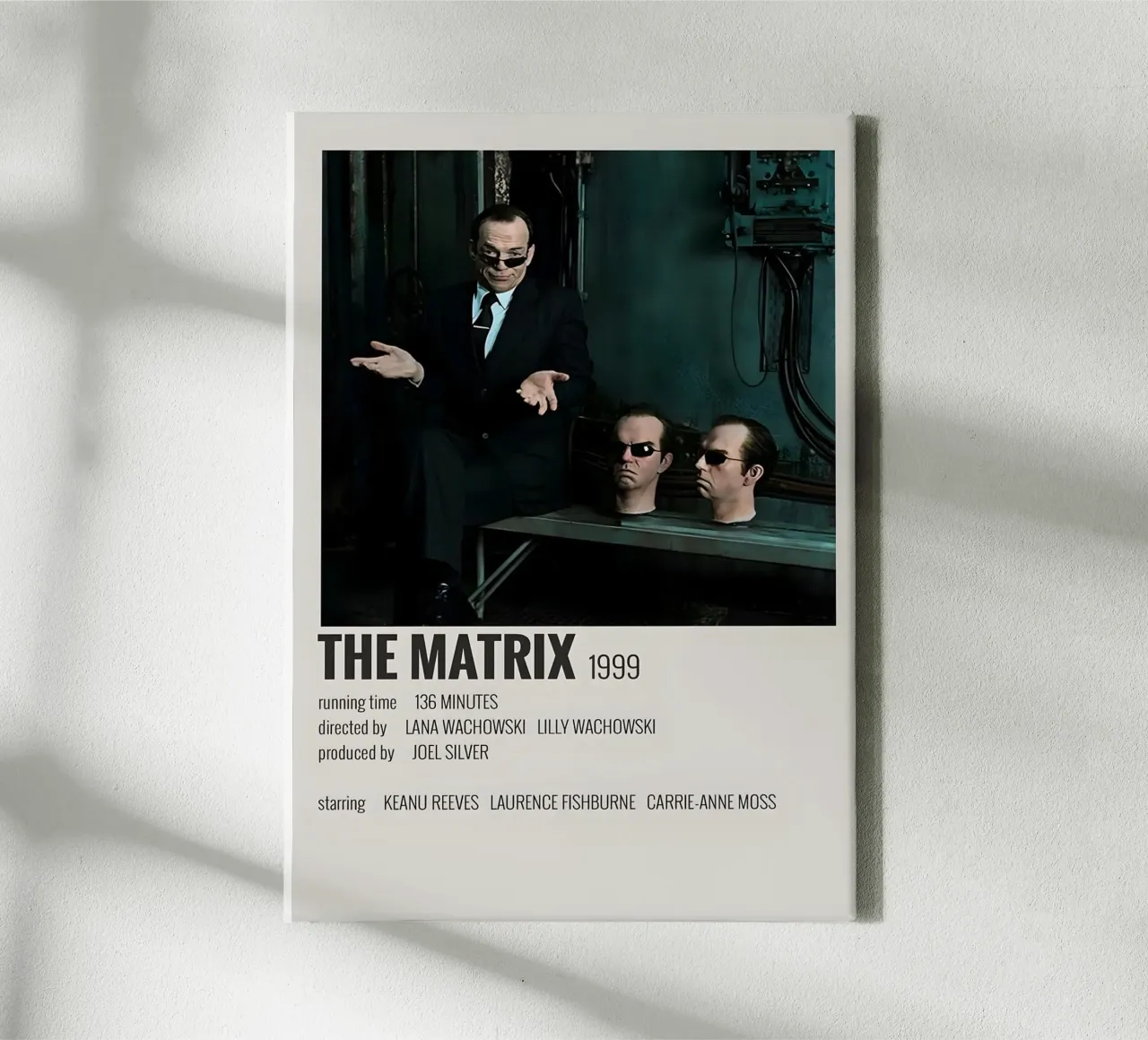 THE MATRIX 1999 tela con Cornice a cassetta da MVFminimalist