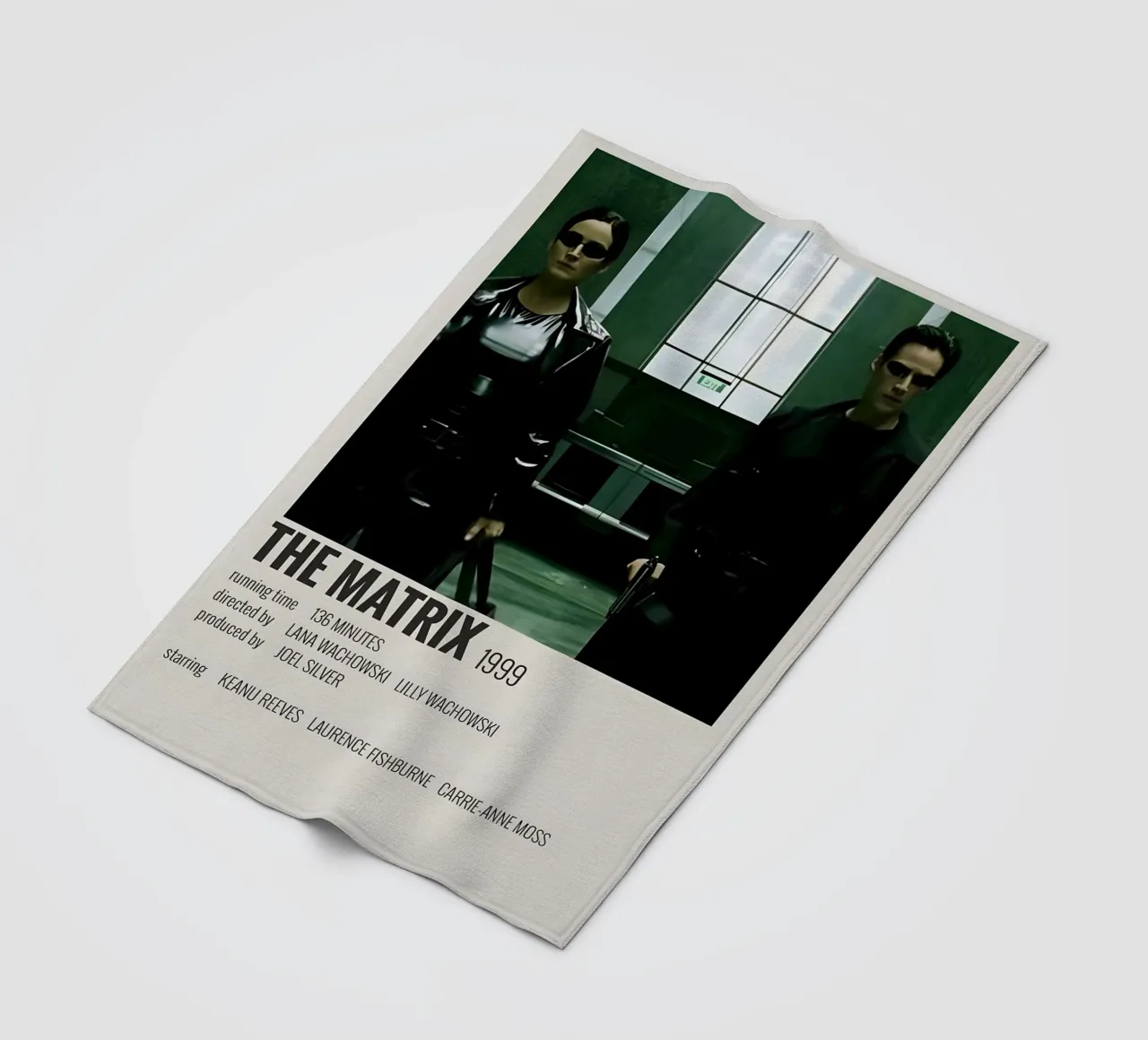 THE MATRIX 1999 coperta in pile da MVFminimalist