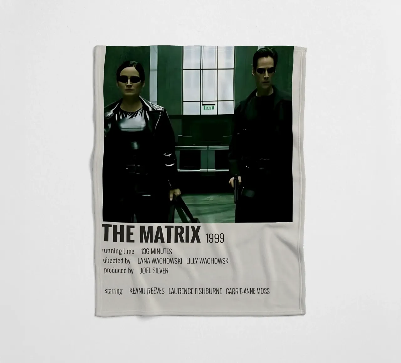 THE MATRIX 1999 coperta in pile da MVFminimalist