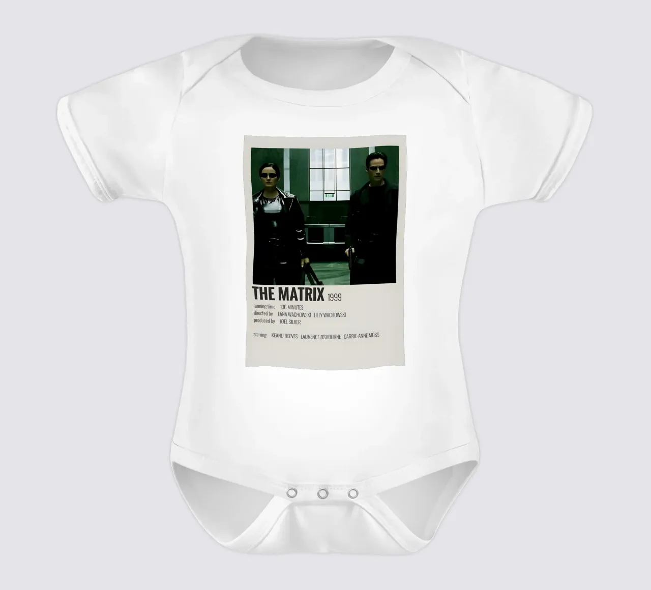 THE MATRIX 1999 body neonato maniche corte da MVFminimalist