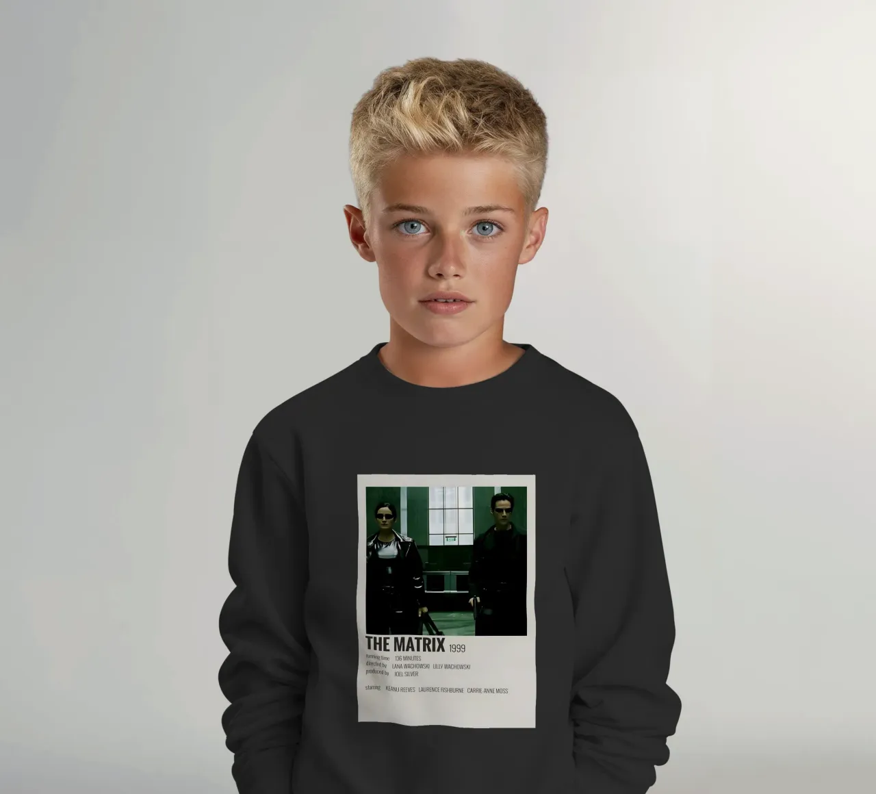 THE MATRIX 1999 felpa bambino da MVFminimalist