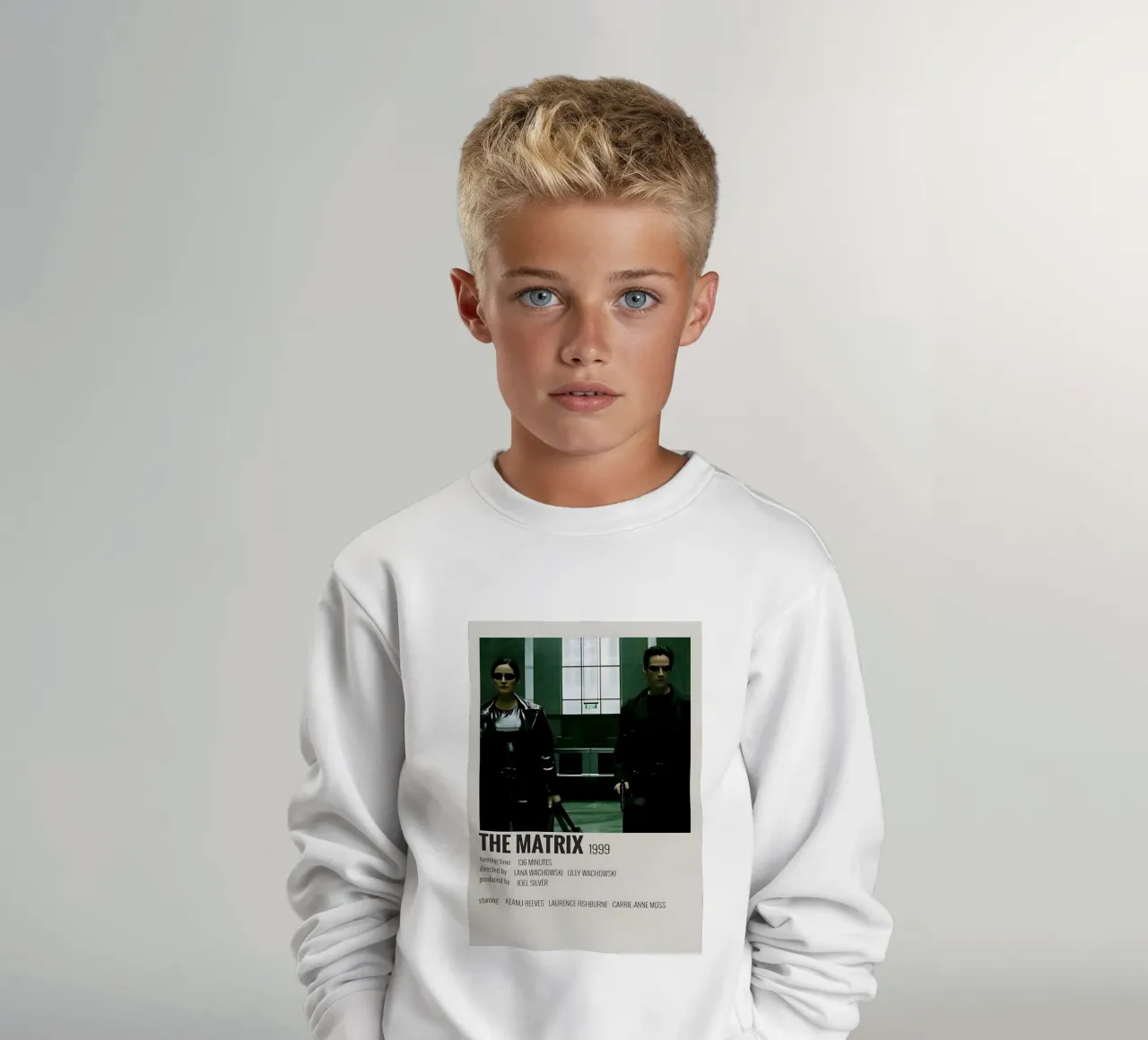 THE MATRIX 1999 felpa bambino da MVFminimalist
