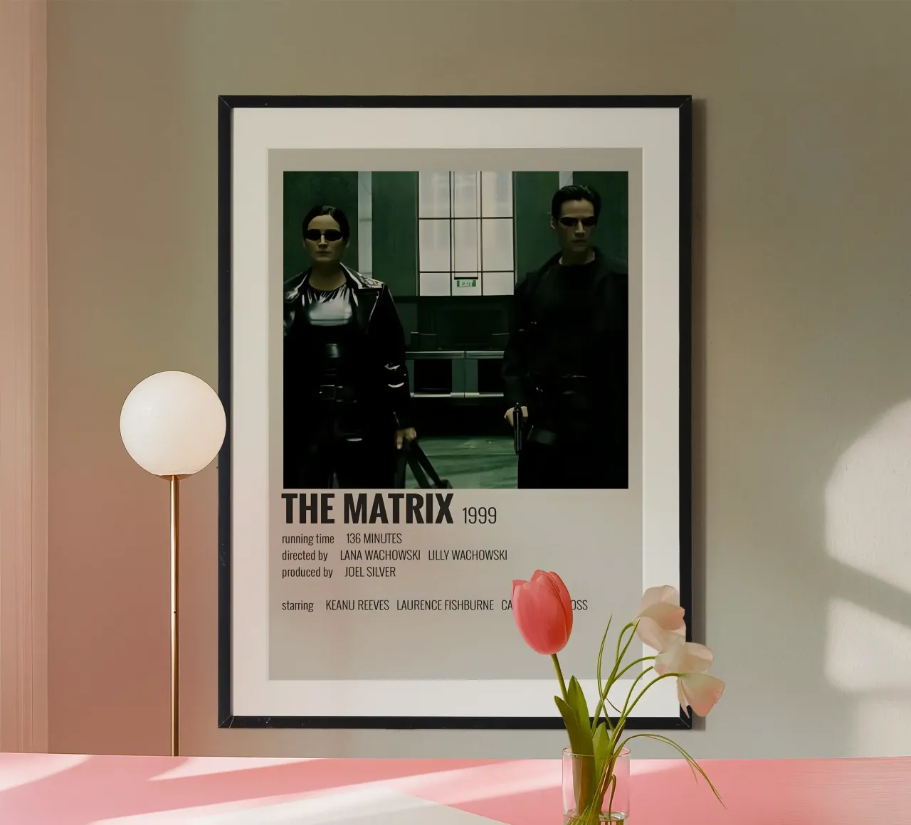 THE MATRIX 1999 carta hahnemühle da MVFminimalist
