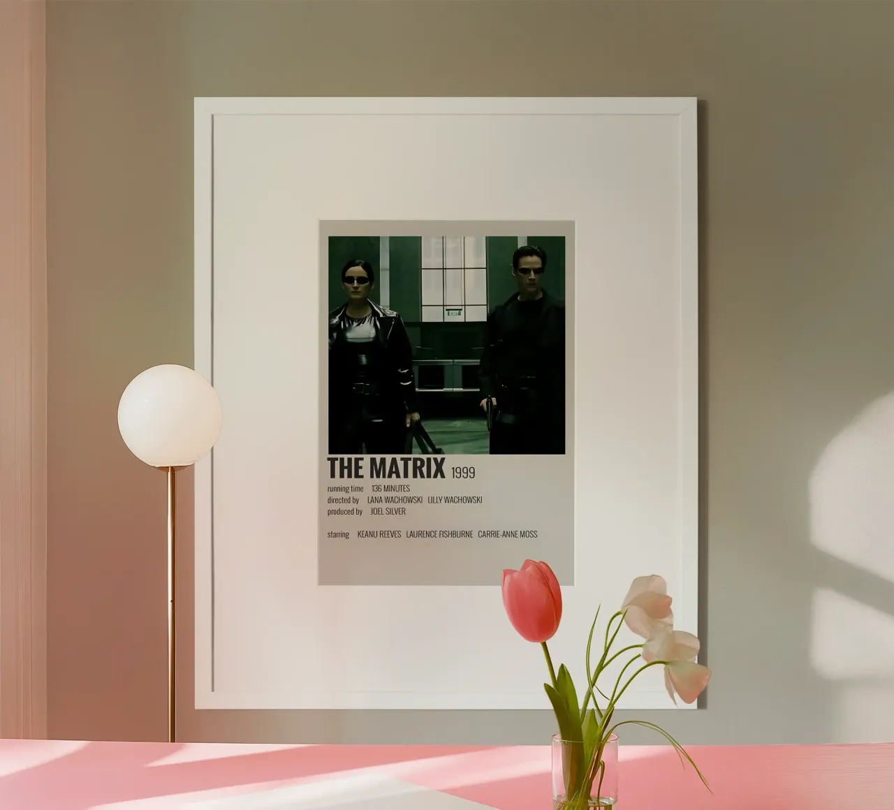 THE MATRIX 1999 carta hahnemühle da MVFminimalist
