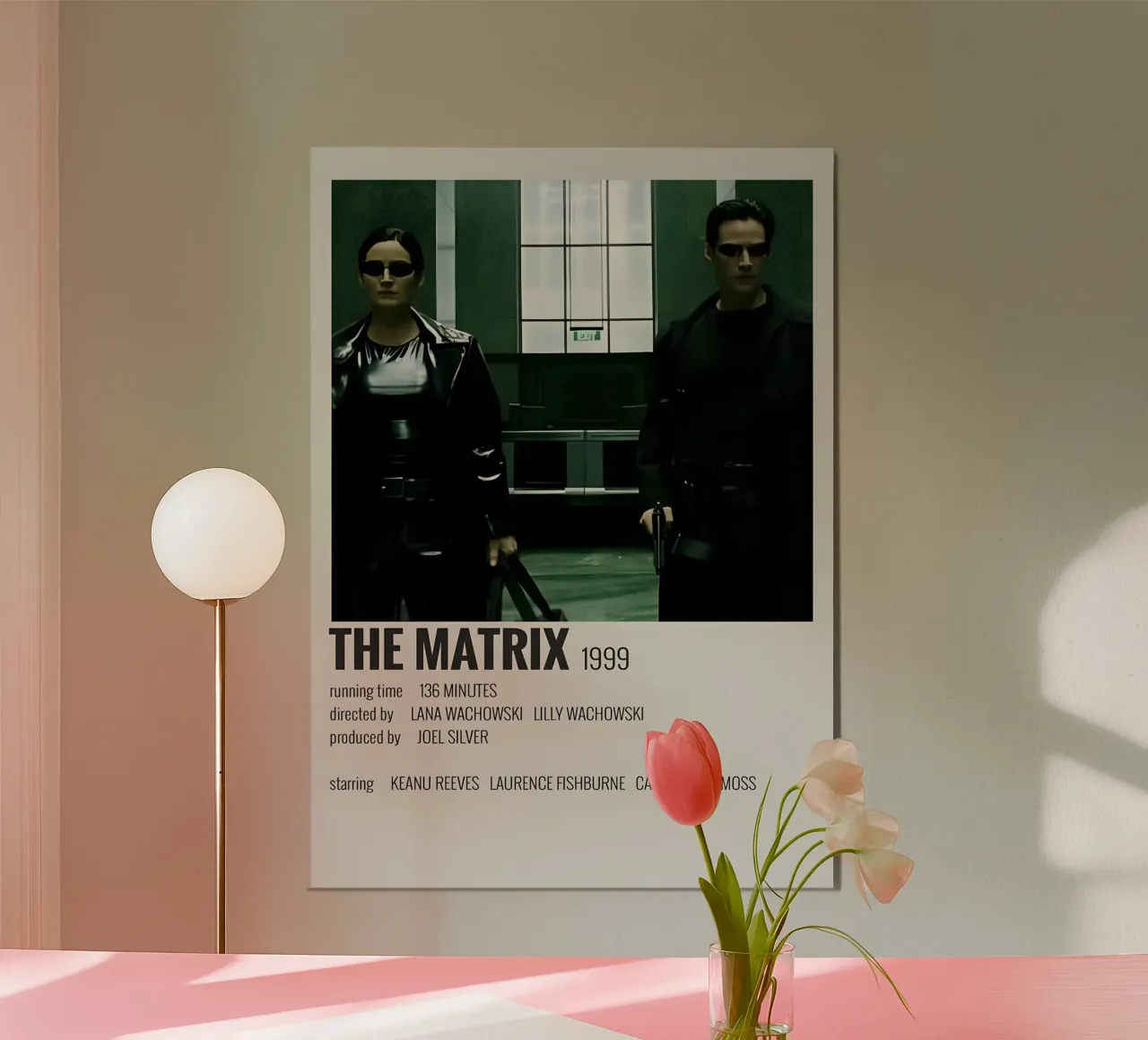 THE MATRIX 1999 carta hahnemühle da MVFminimalist
