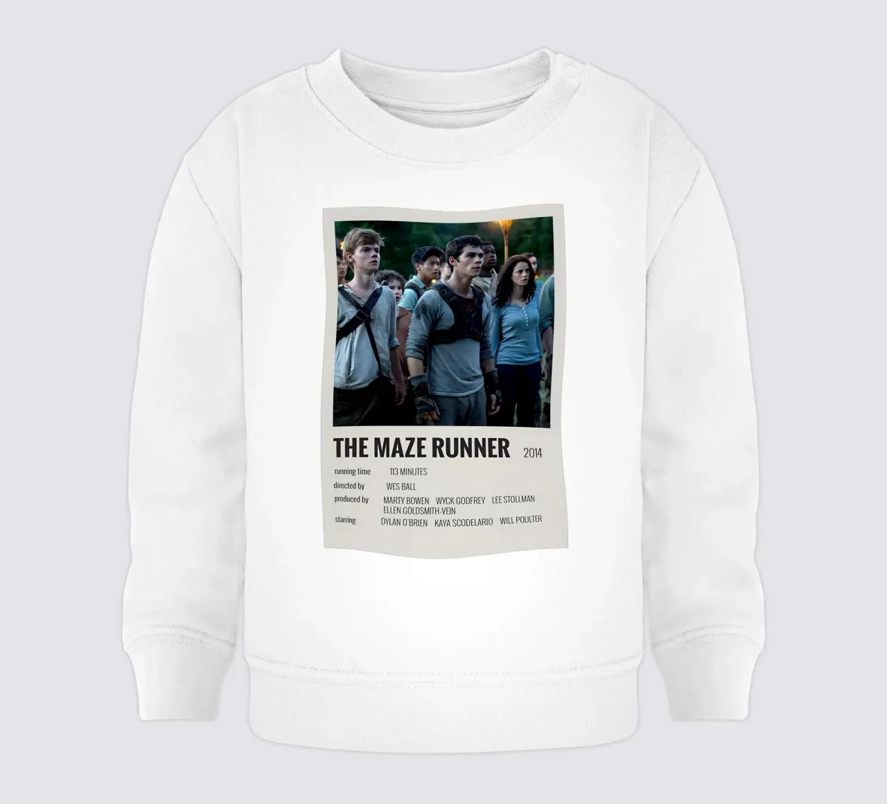 THE MAZE RUNNER 2014 felpa neonato da MVFminimalist